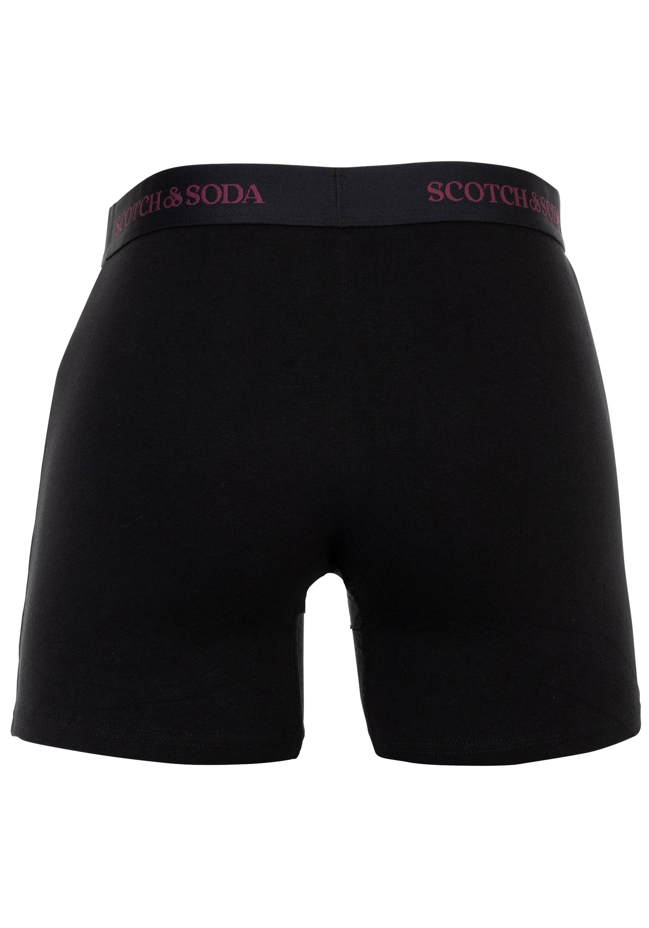 Scotch & Soda Boxershorts »Boxershort Solid Cotton Stretch 3er Pack«