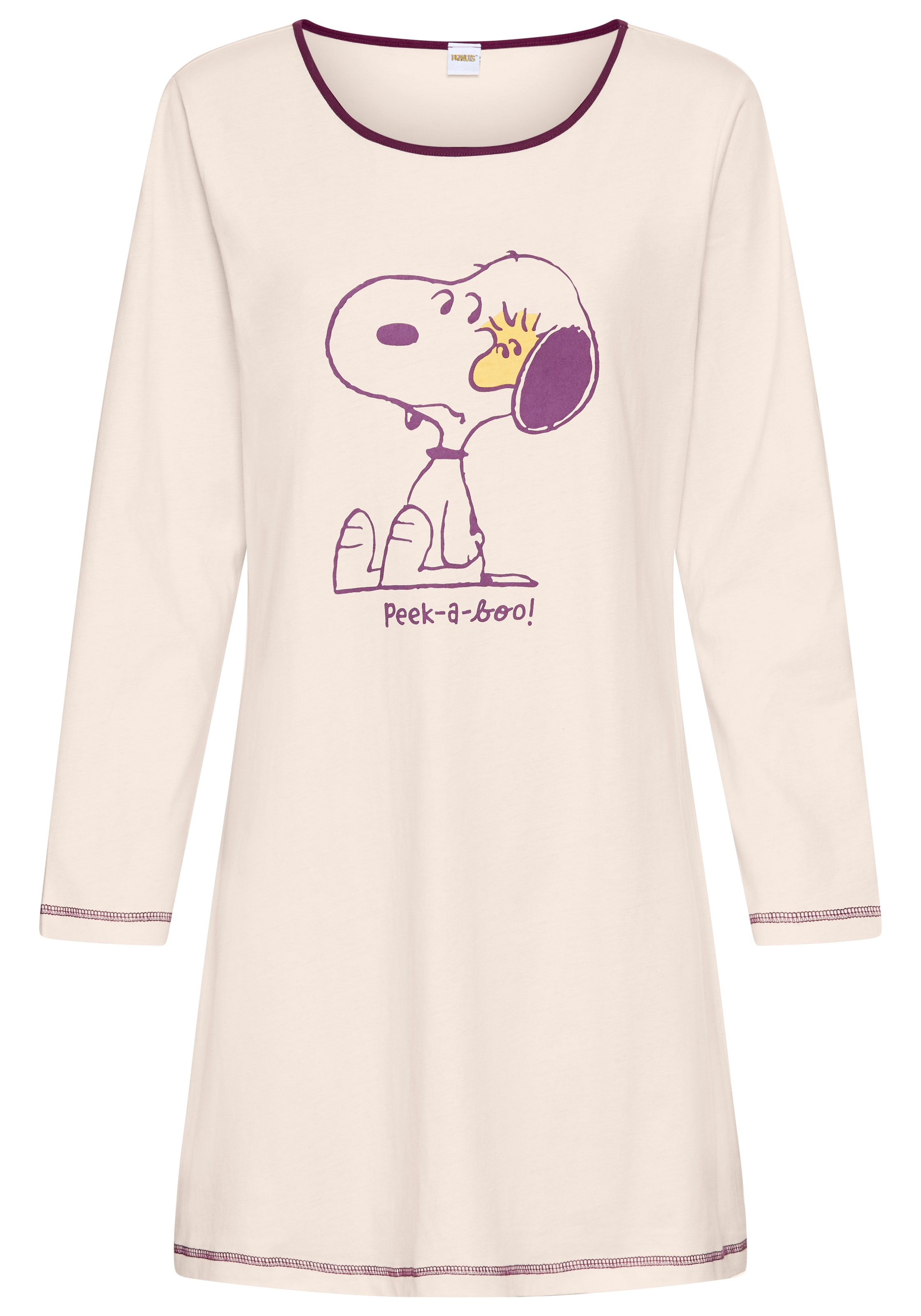 Peanuts Nachthemd, mit Snoopy-Druck