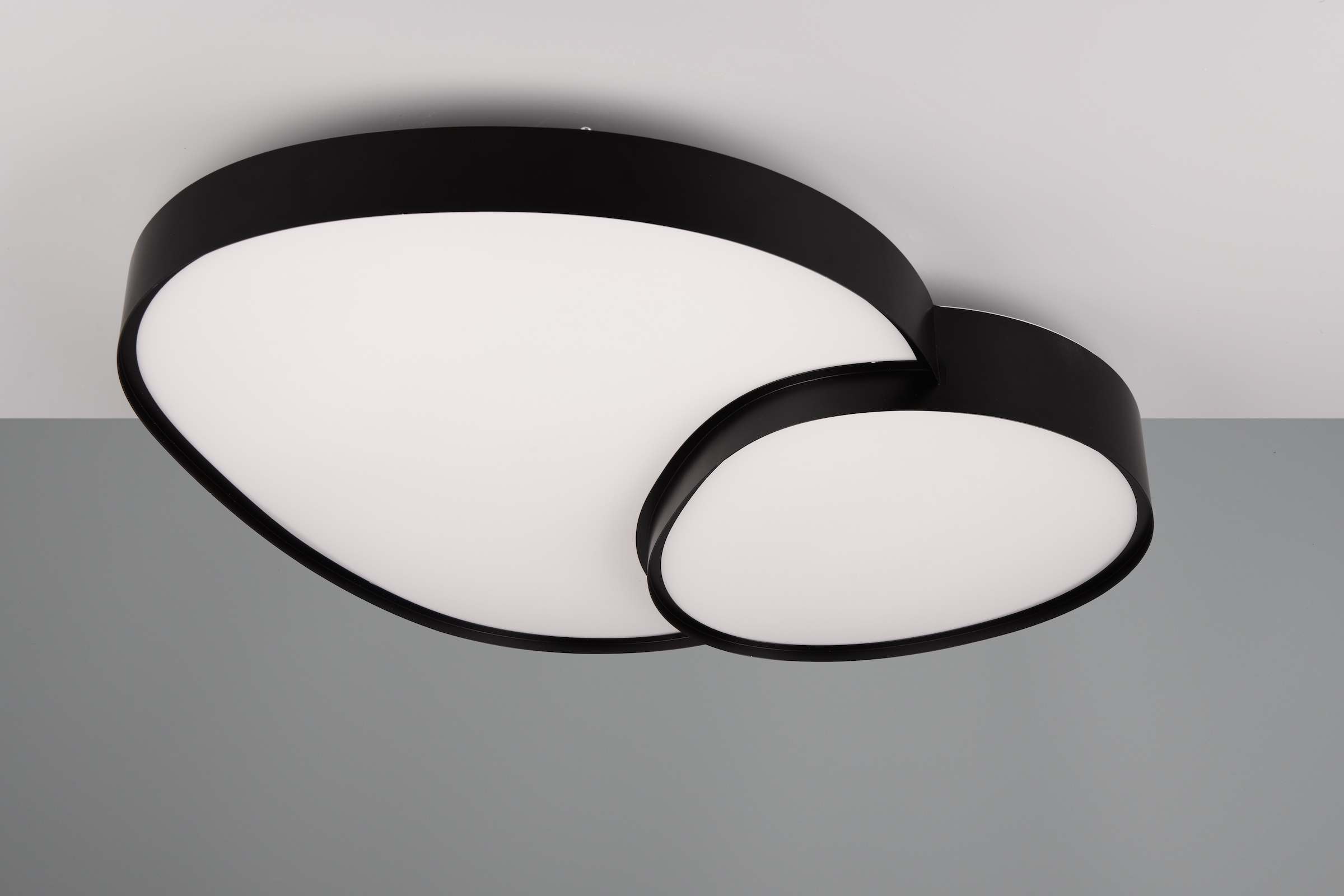 TRIO Leuchten LED Deckenleuchte »RISE, LED Deckenlampe 45W 5300 Lumen warmweiß bis kaltweiß 2700-6500K« LED-Board 1 Stk. warmweiß - kaltweiß Fernbedienung dimmbar Memoryfunktion Nachtlicht CCT Lichtfarbe wählbar