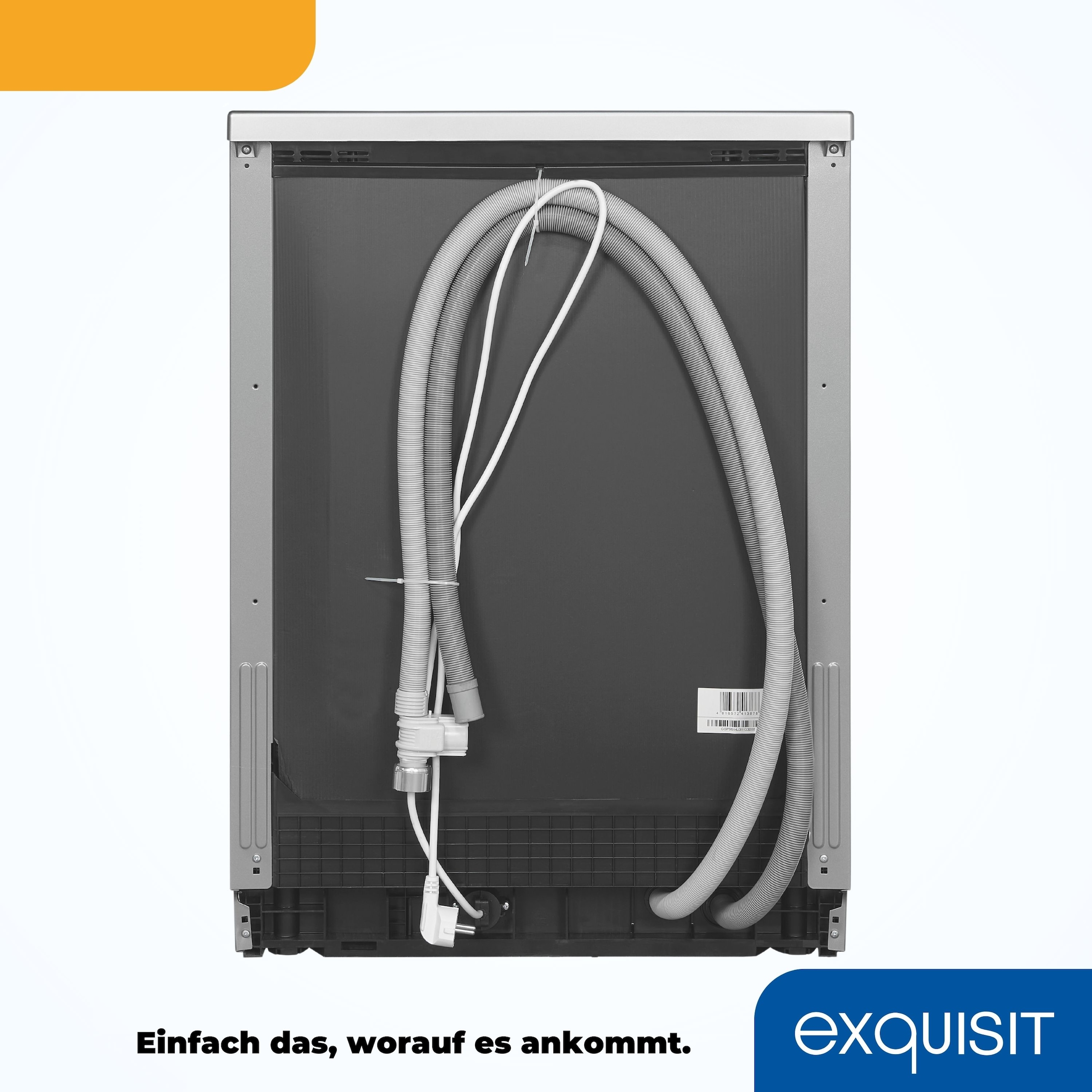 exquisit Standgeschirrspüler »GSP9614-030B«, 14 Maßgedecke