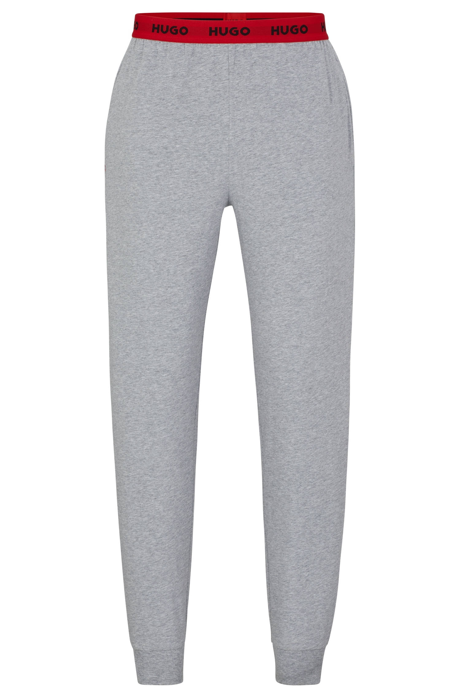 Pyjamahose ♕ HUGO Pants«, bei Logo-Elastikbund »Linked kontrastfarbenen mit