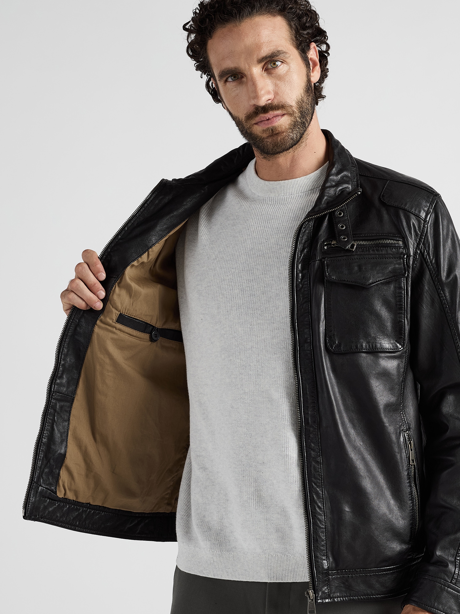 JCC Bikerjacke »Lederjacke 31020345«