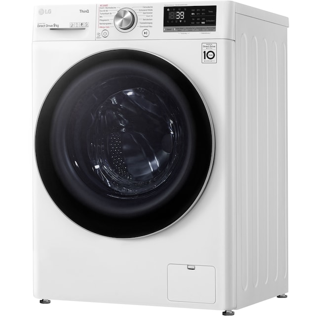 LG Waschmaschine »F6WV709P1«, F6WV709P1, 9 kg, 1600 U/min, TurboWash® -  Waschen in nur 39 Minuten mit 3 Jahren XXL Garantie
