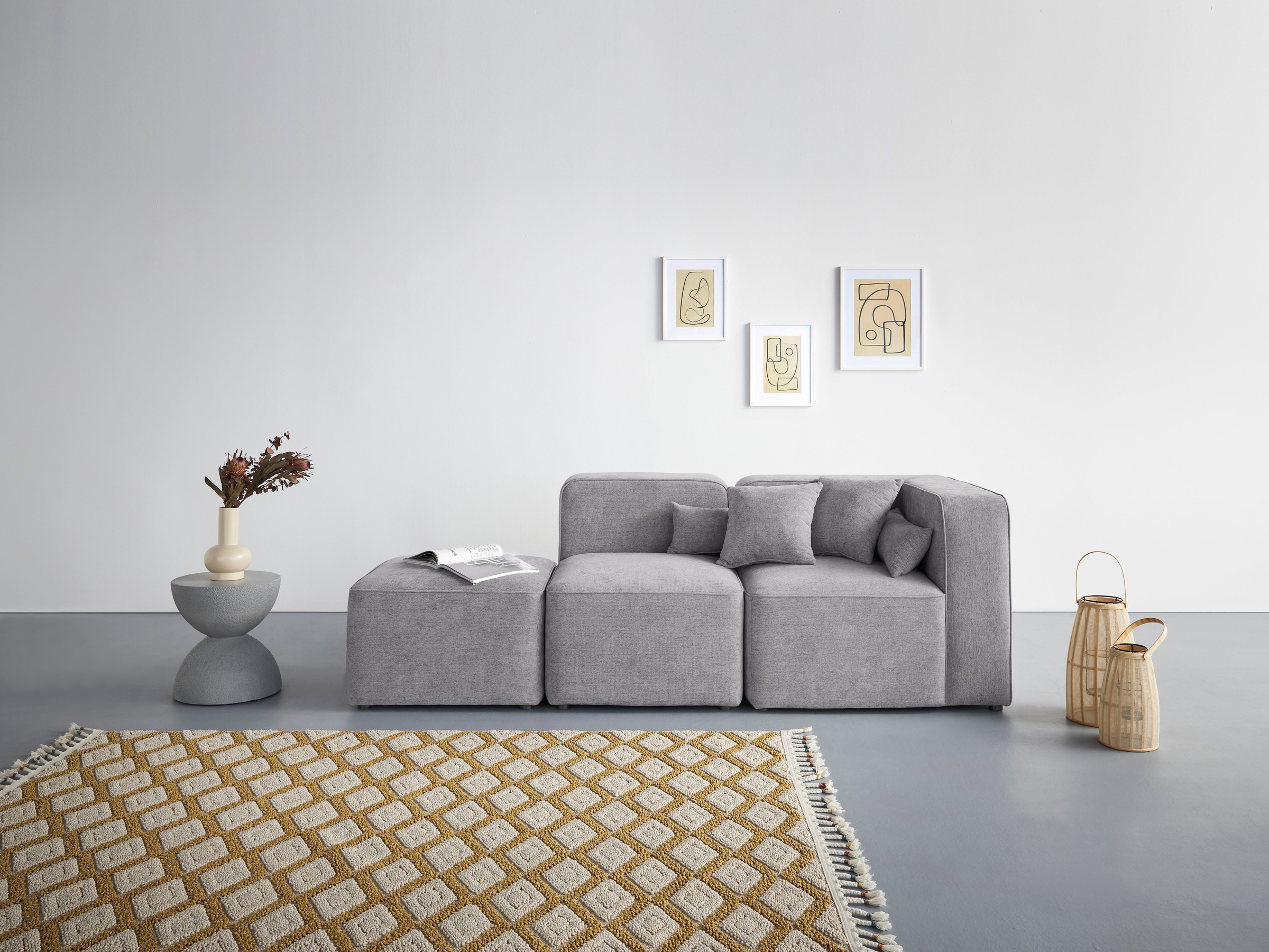 Home affaire 3-Sitzer »Sundstrup« Modulserie, individuelle Zusammenstellung
