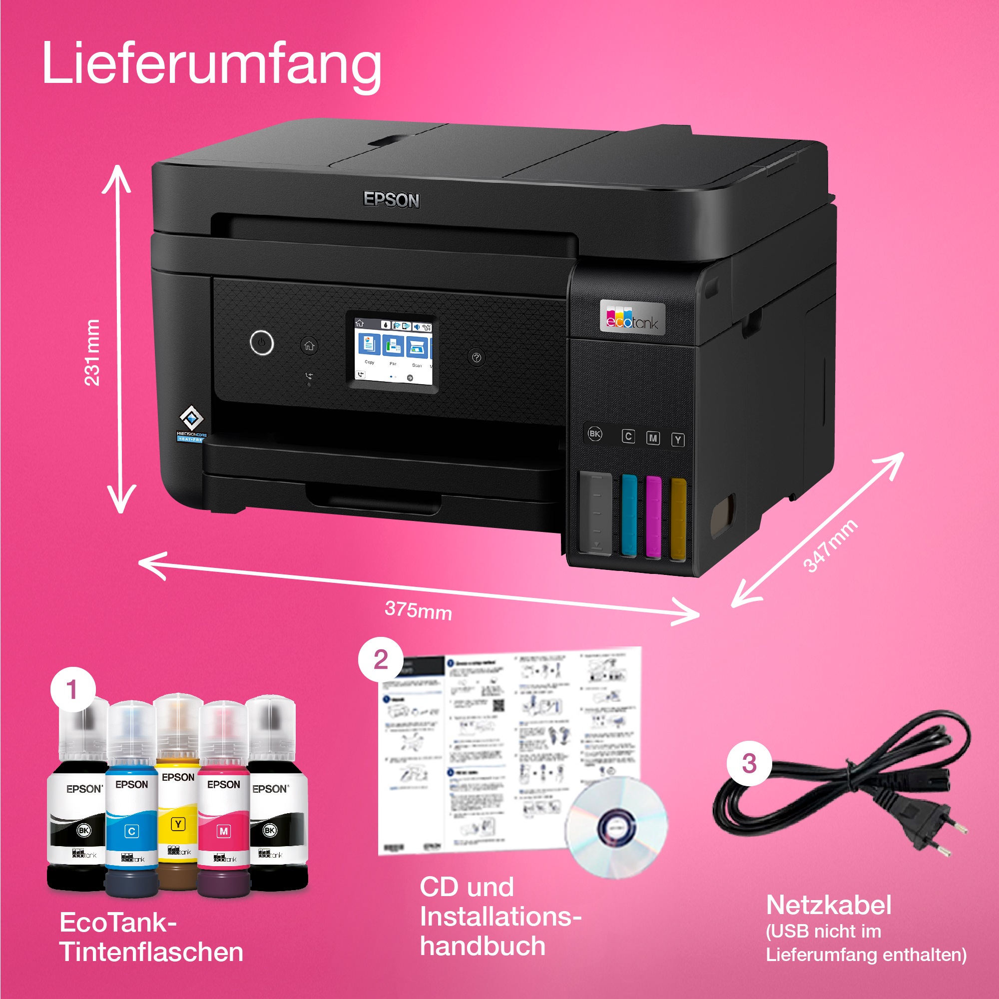 Epson Multifunktionsdrucker »EcoTank ET-4850«