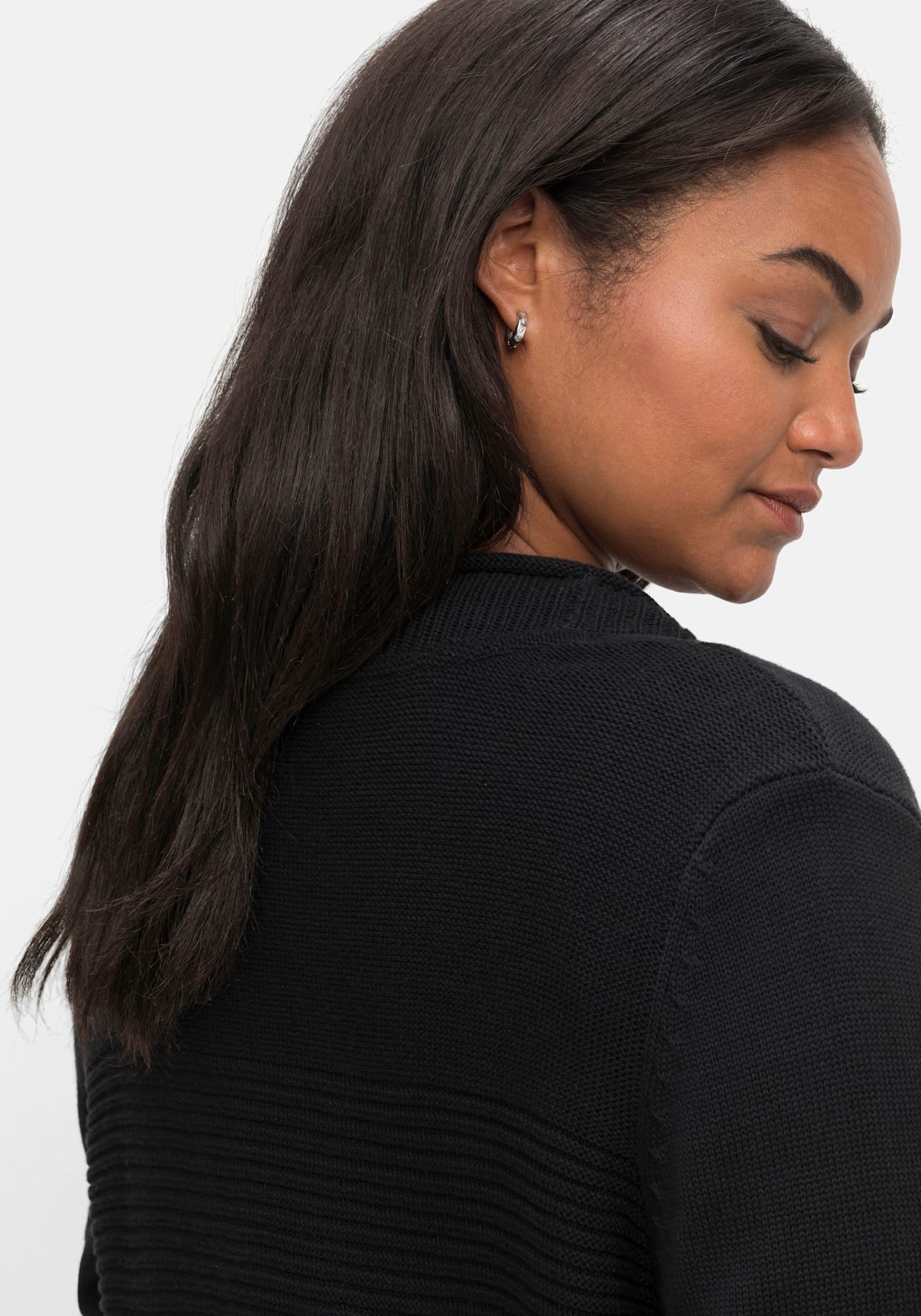 Sheego Longstrickjacke