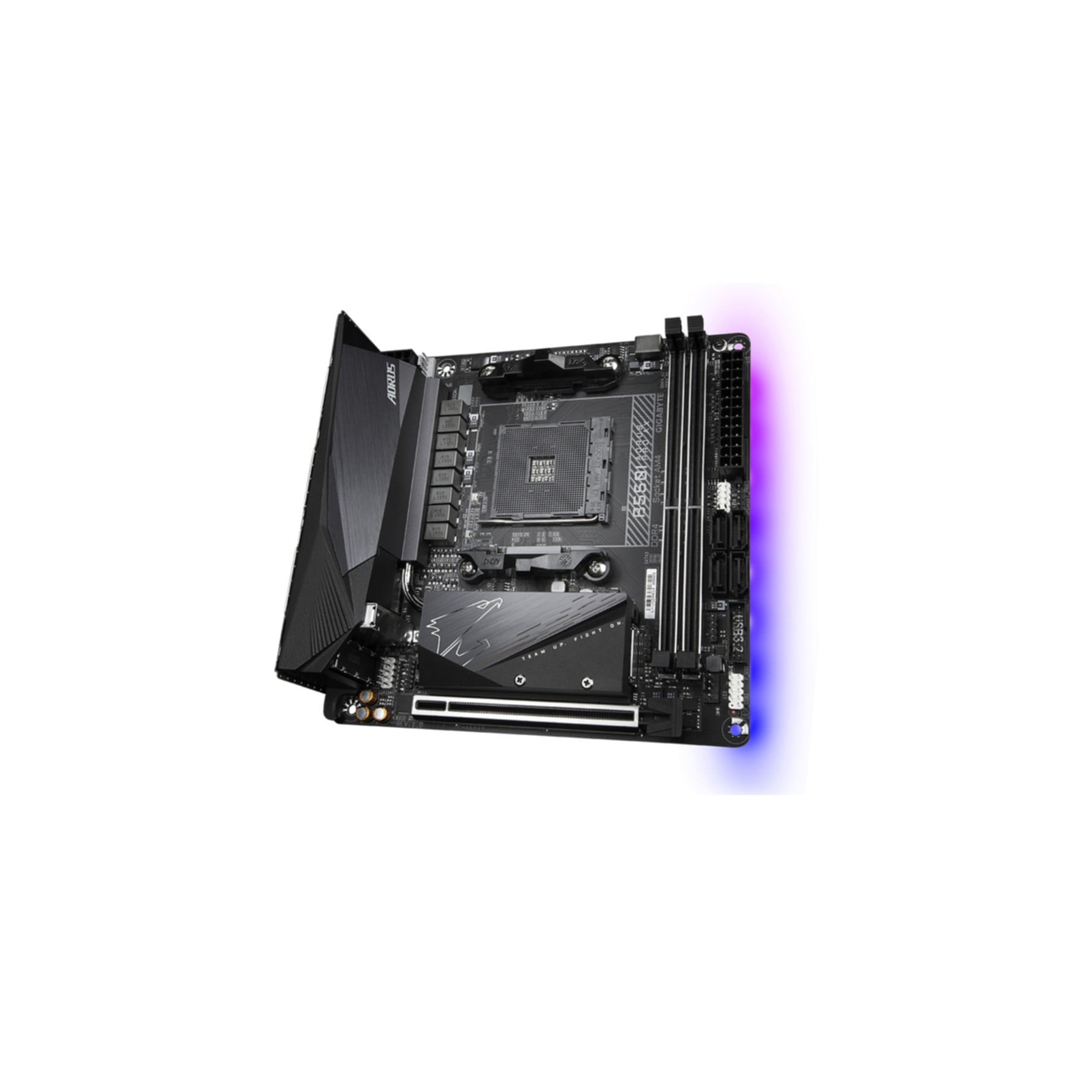 Gigabyte Mainboard »B550I AORUS PRO AX Mainboard – AMD Ryzen 5000 CPUs, 8 Phasen VRM, bis«