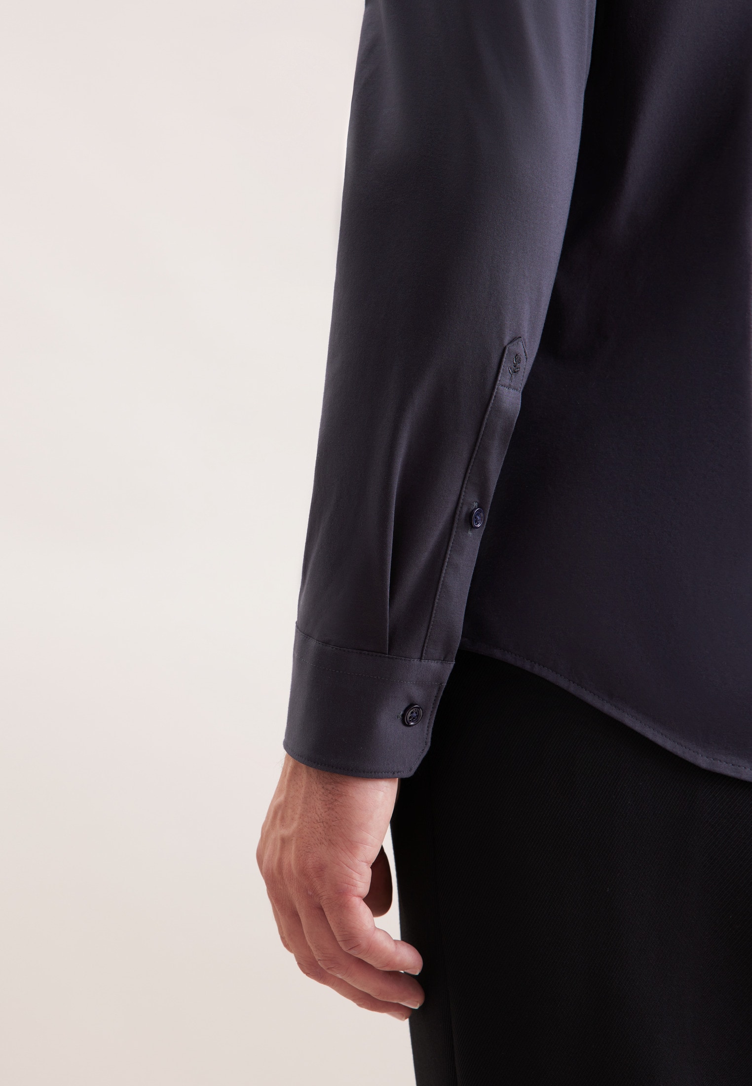 seidensticker Businesshemd »Schwarze Rose« Slim 1/1 Kentkragen Uni