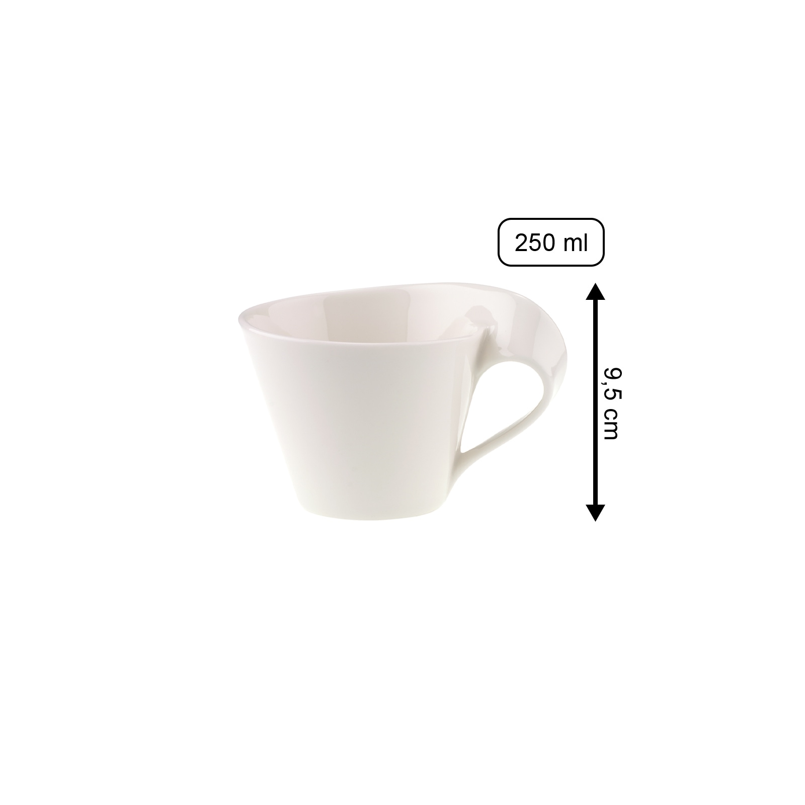 Villeroy & Boch Tasse »Cappuccinotasse NewWave Caffe 250 ml 6er Set weiß«