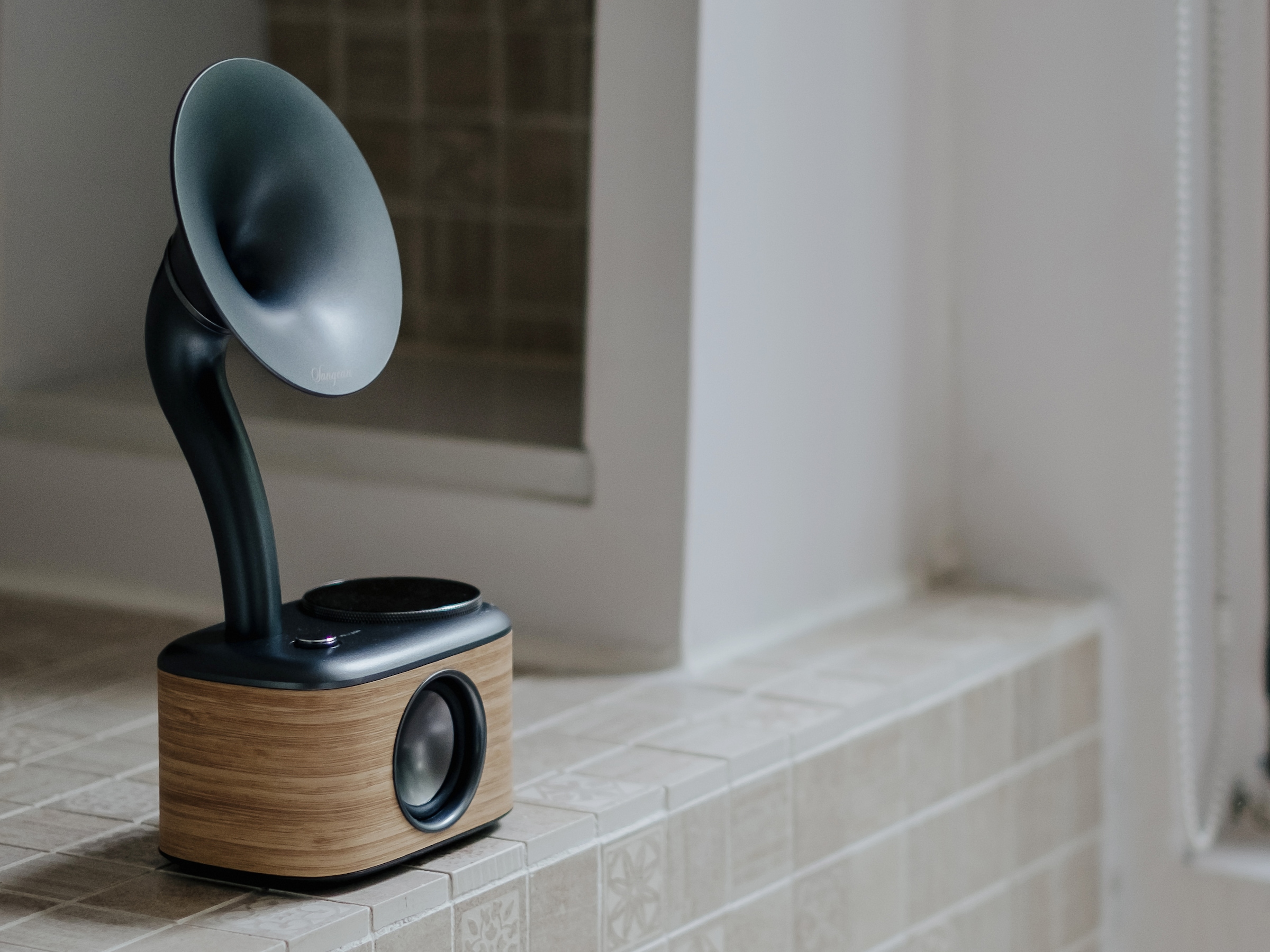 Sangean Retro-Radio »CP-100D«, (Bluetooth Digitalradio (DAB+)-FM-Tuner), Digital Retro Design Gramophone