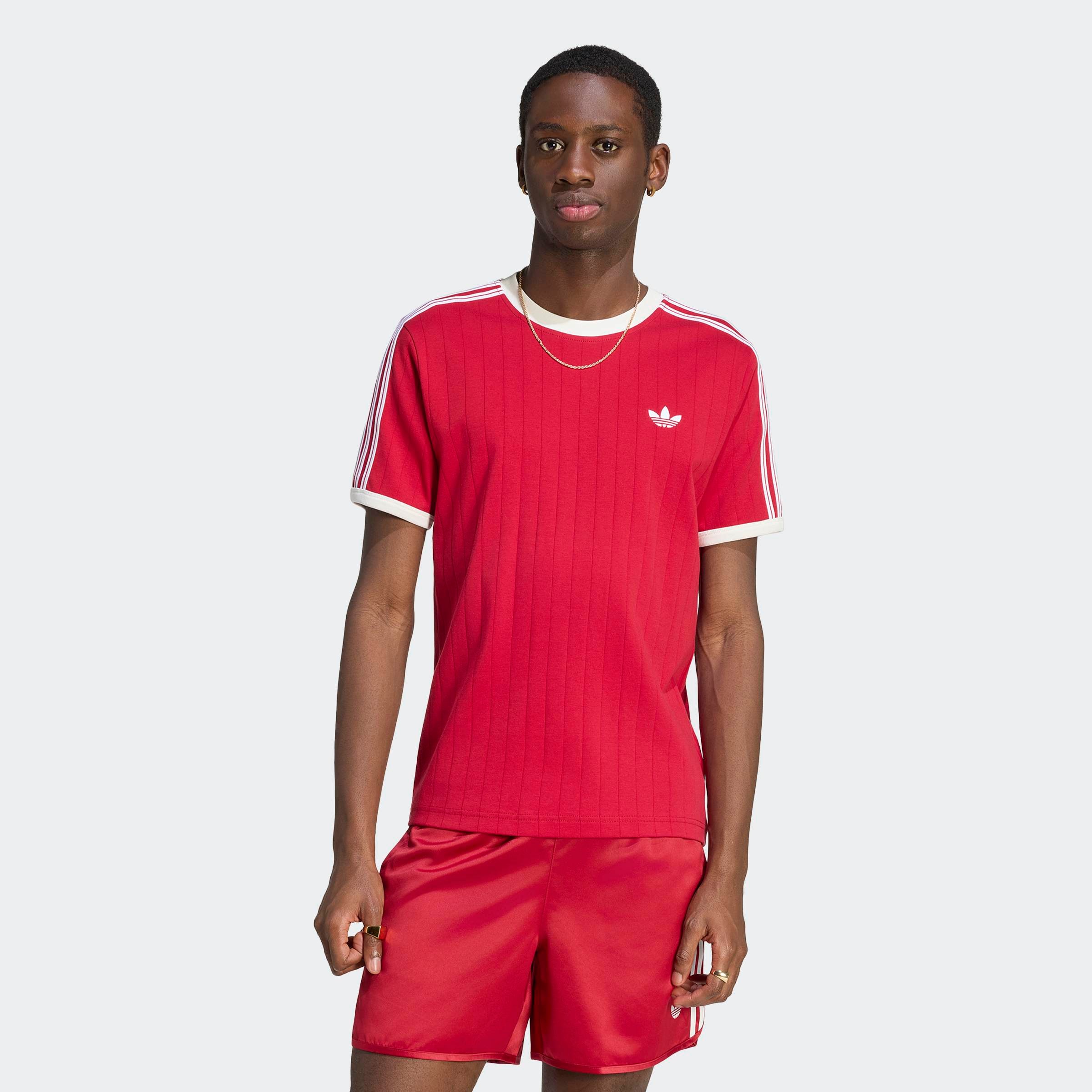adidas Originals T-Shirt »DROP NEEDLE 3-STREIFEN« für Erwachsene, mit sportlichem Stil, in normaler Länge, Kurzarmdesign