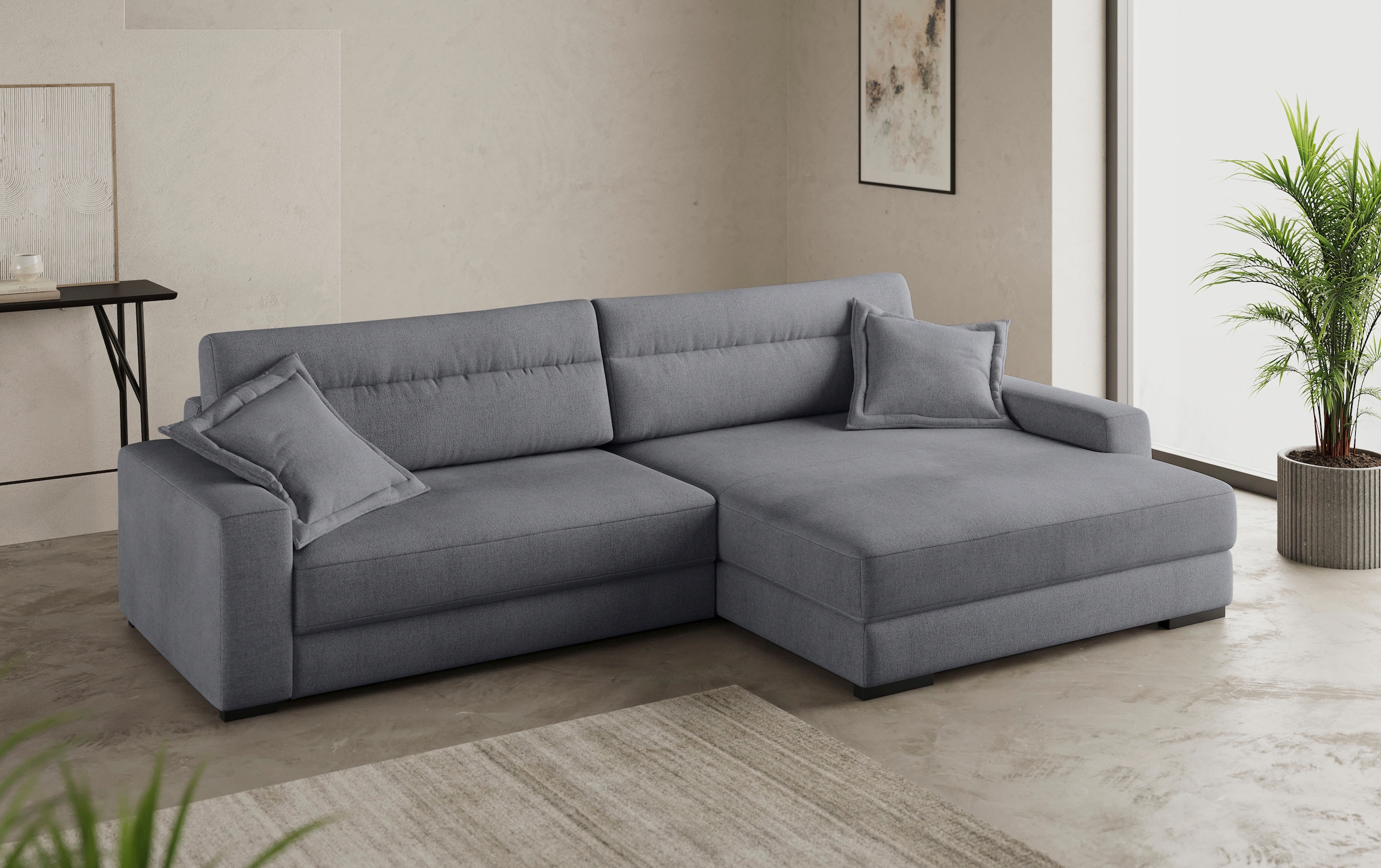 Mr. Couch Ecksofa »Marcello DuraFlex L-Form«, EasyBett, Bettkasten, Kaltschaumpolsterung, bis 140 kg belastbar
