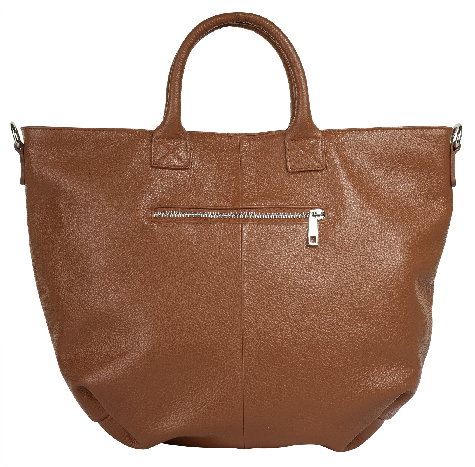 Samantha Look Henkeltasche echt Leder, Made in Italy