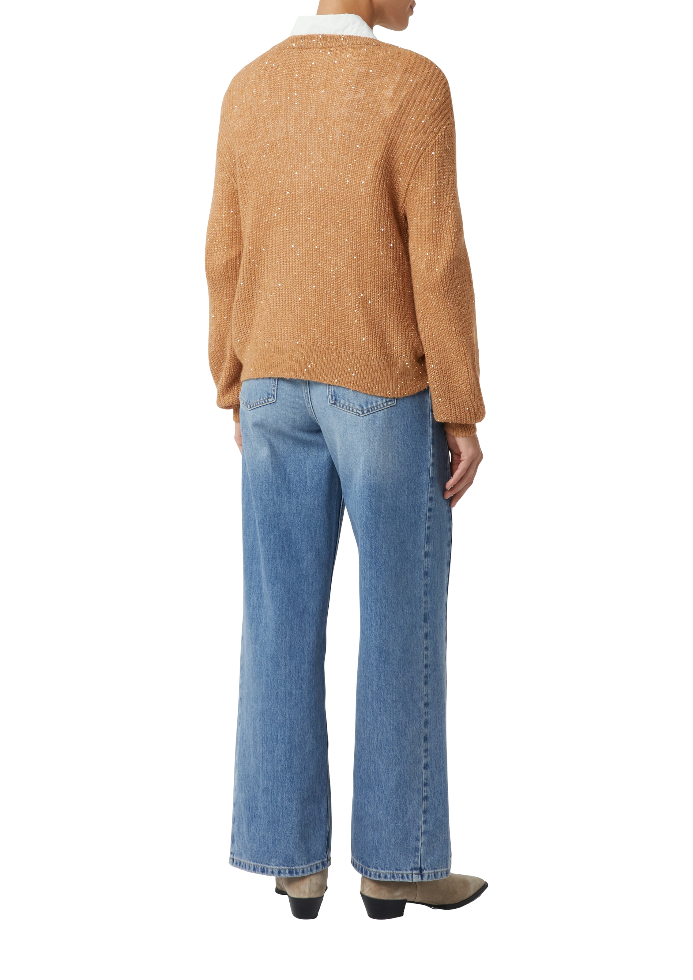 Comma Strickpullover, mit Glitzer-Details