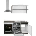 HELD MÖBEL Küchenzeile »Samos«, mit E-Geräten, Breite 170 cm