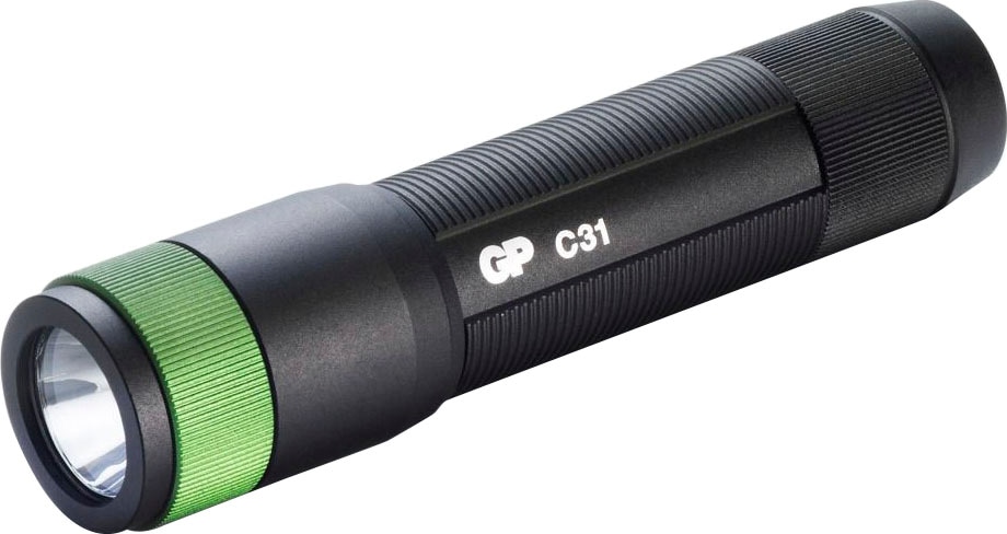 GP Batteries Taschenlampe »GP Discovery C31, CRE LED GP«, 85 Lumen, inkl. 1x AA Batterie, Metallgehäuse, IPX4, Leuchtzeit 2h