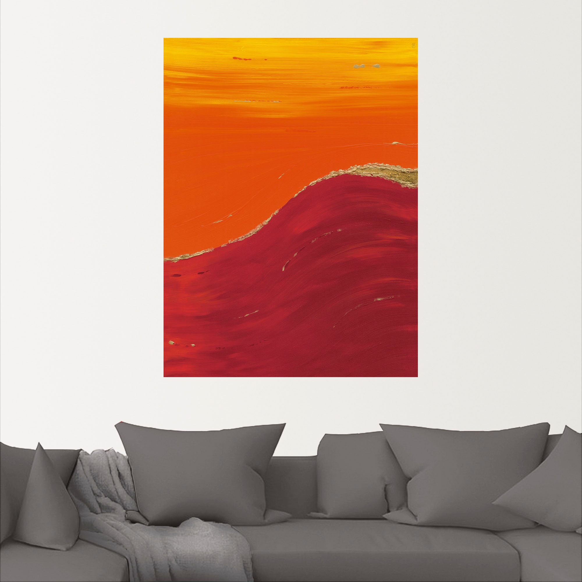 Artland Wandbild »Raum II«, Gegenstandslos, (1 St.), als Leinwandbild, Wandaufkleber in verschied. Größen