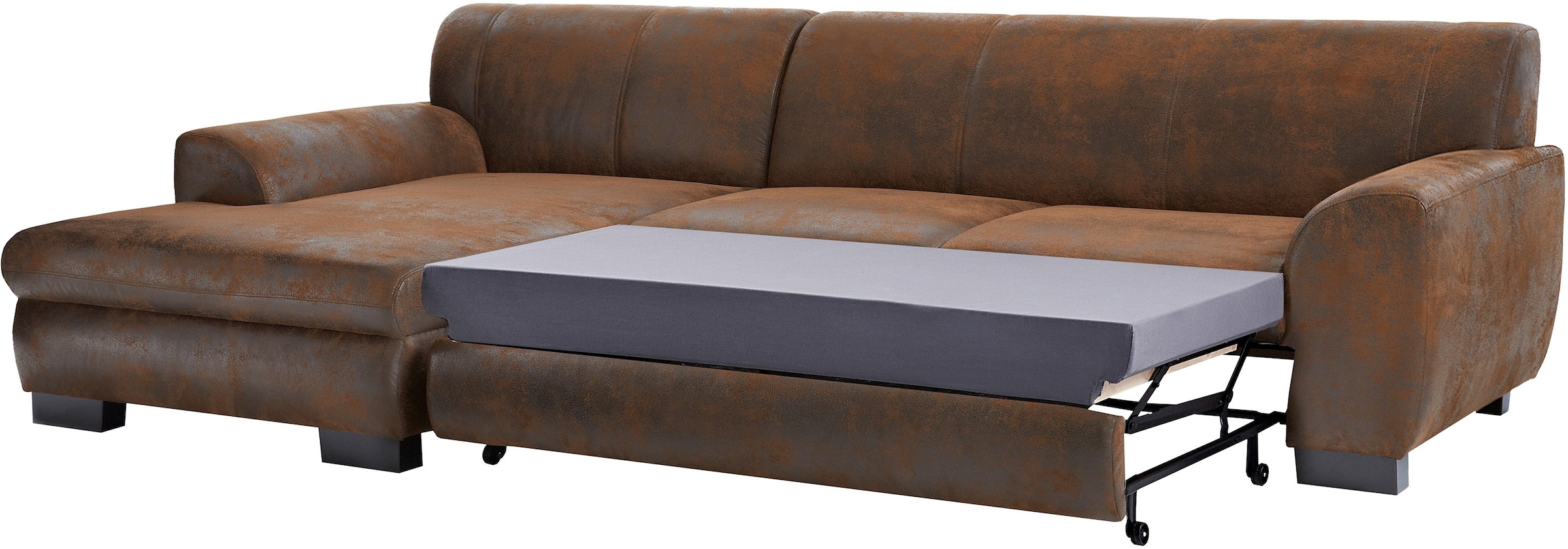 Home affaire Ecksofa »Nika zeitlos und elegant, L-Form«, wahlweise mit Bettfunktion, auch in Cord