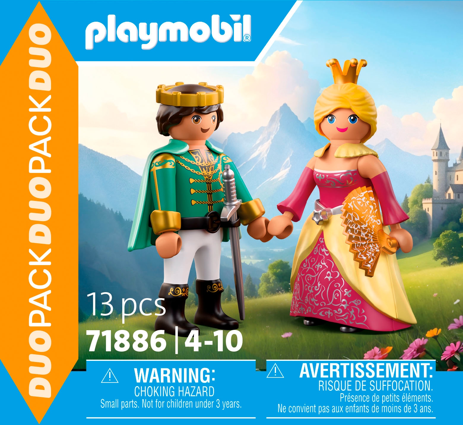 Playmobil® Konstruktions-Spielset »Prinz und Prinzessin (71886), Duo Pack« Made in Europe