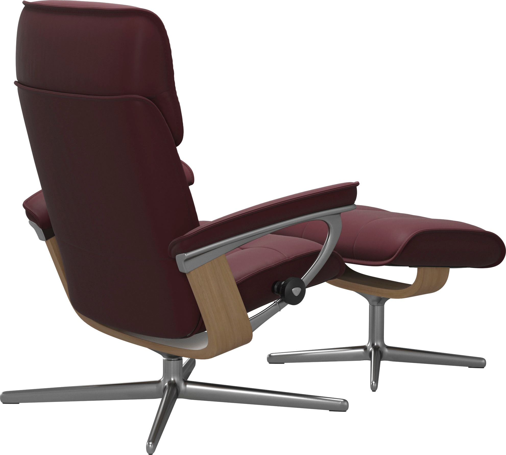 Stressless® Fußhocker »Admiral«, mit Cross Base, Größe M & L, Holzakzent Eiche