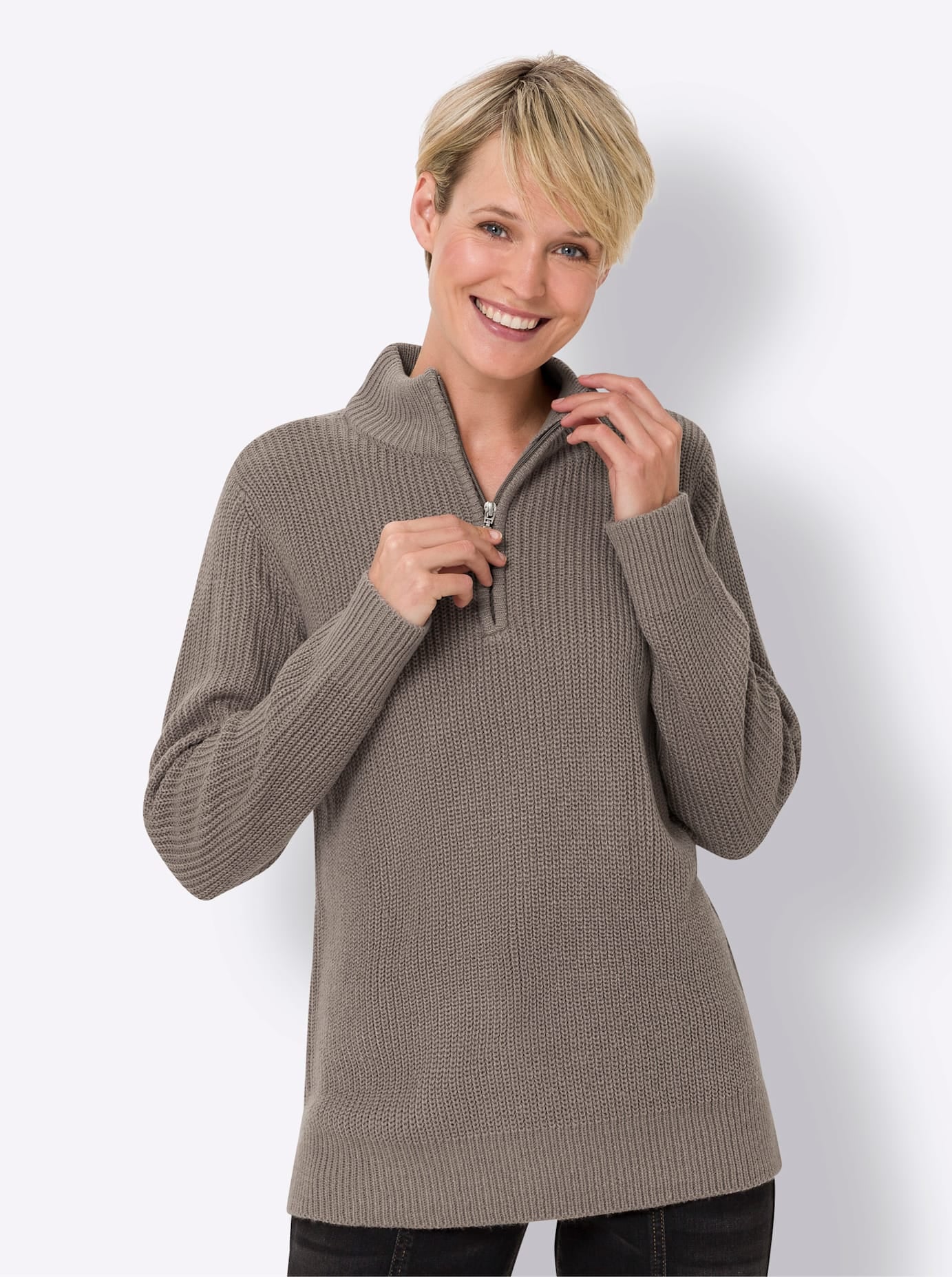 Classic Basics Stehkragenpullover »Pullover«