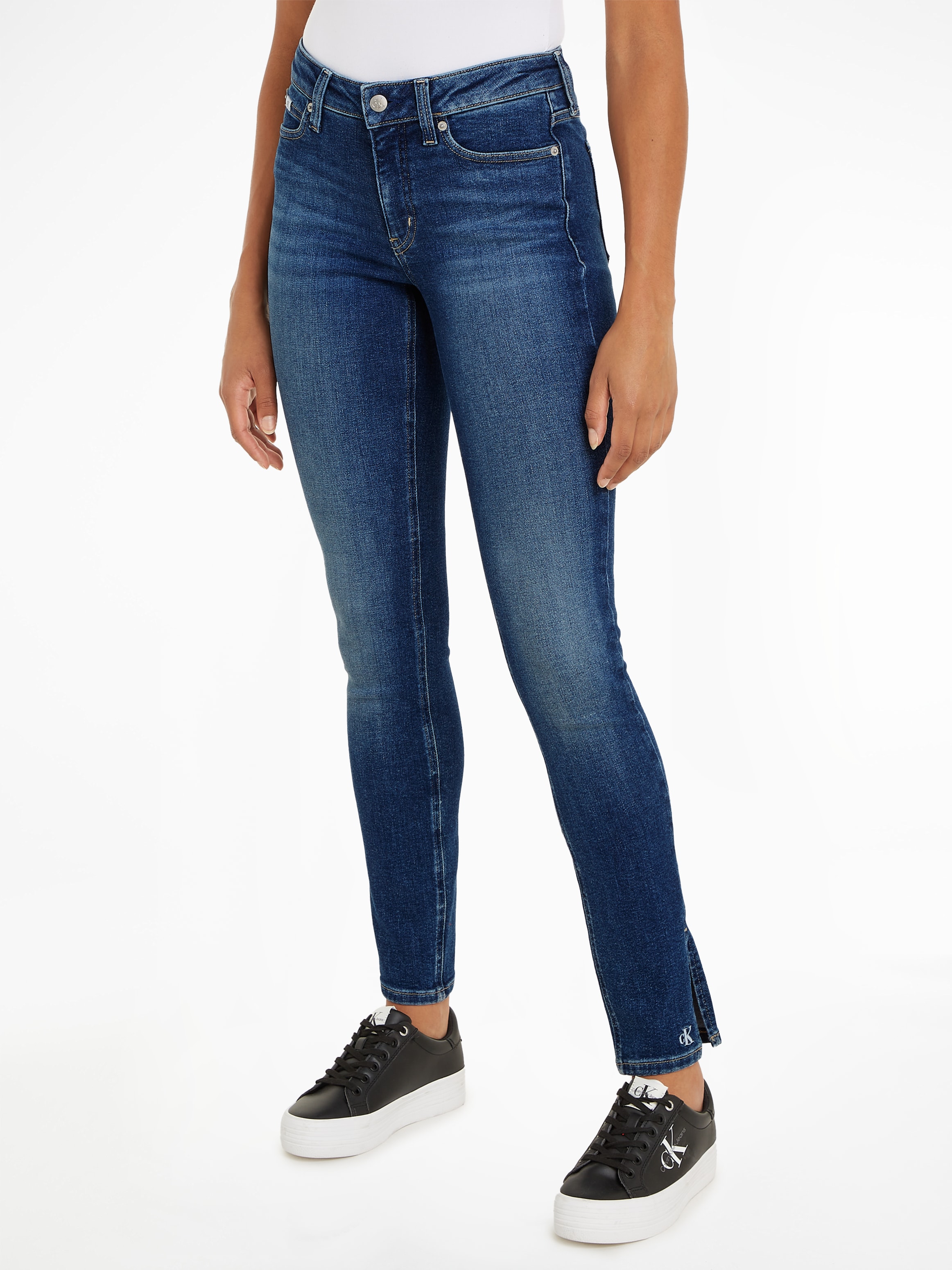 Skinny-fit-Jeans »MID RISE SKINNY«, in klassischer 5-Pocket-Form