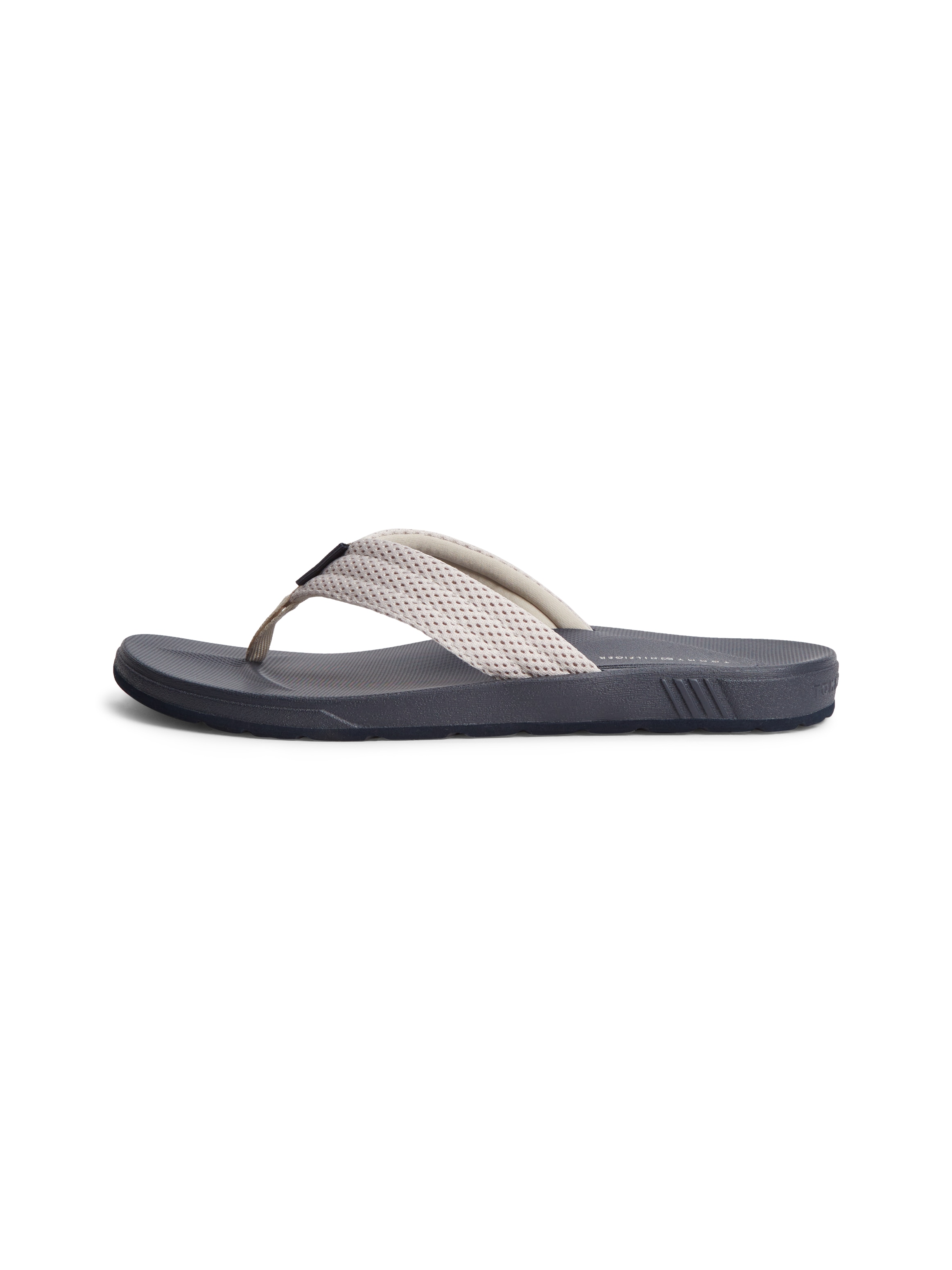 Tommy Hilfiger Zehentrenner »MOLDED PADDED HILFIGER B SANDAL«  Strandschuh, Sommerschuh, Poolslide mit Kontrastbesatz