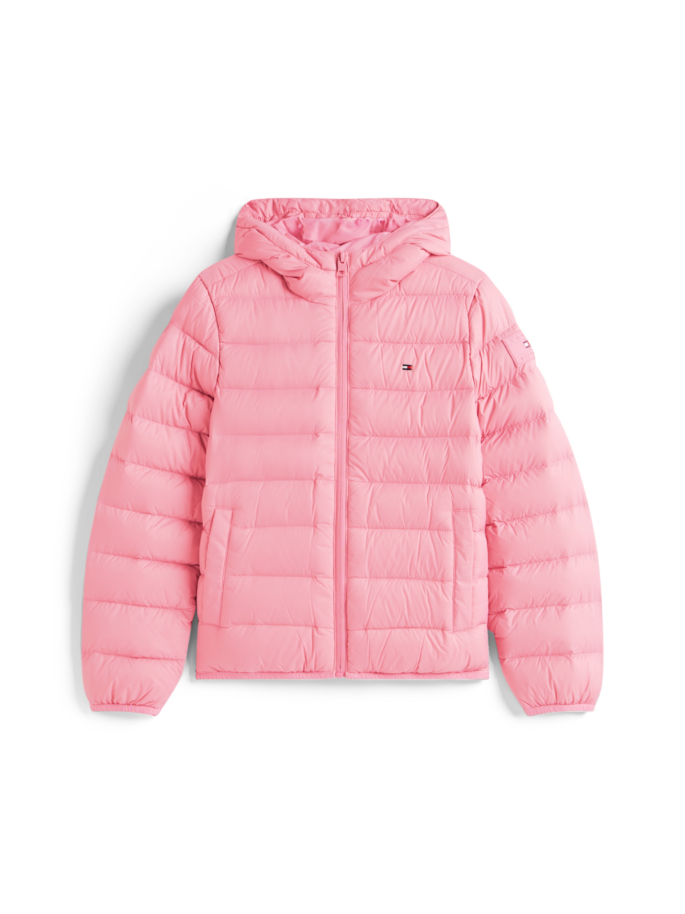 Tommy Hilfiger Steppjacke »U LIGHT DOWN HOODED JACKET«, mit Kapuze, Kinder bis 16 Jahre