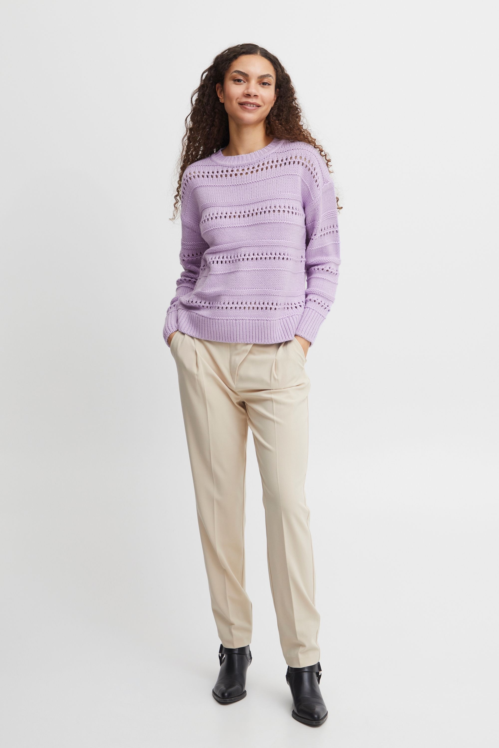 b.young Strickpullover »Strickpullover BYOtinka«