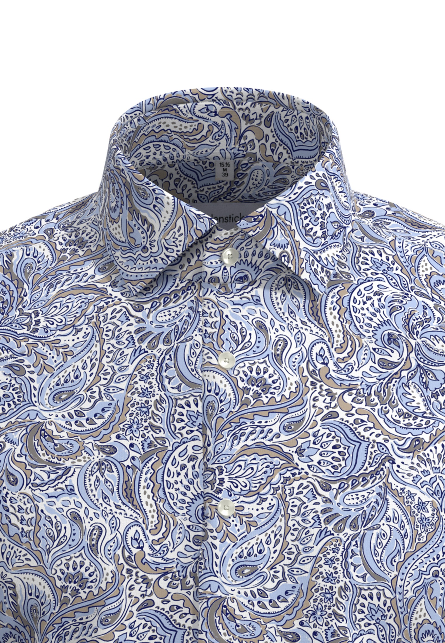 seidensticker Businesshemd »Shaped«, Shaped Kurzarm Kentkragen Floral