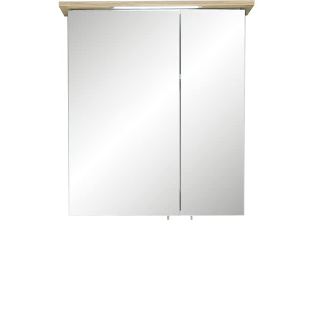 PELIPAL Spiegelschrank »Quickset 963«, Breite 60 cm, 2-türig, eingelassene  LED-Beleuchtung, Steckdosenbox online kaufen | mit 3 Jahren XXL Garantie