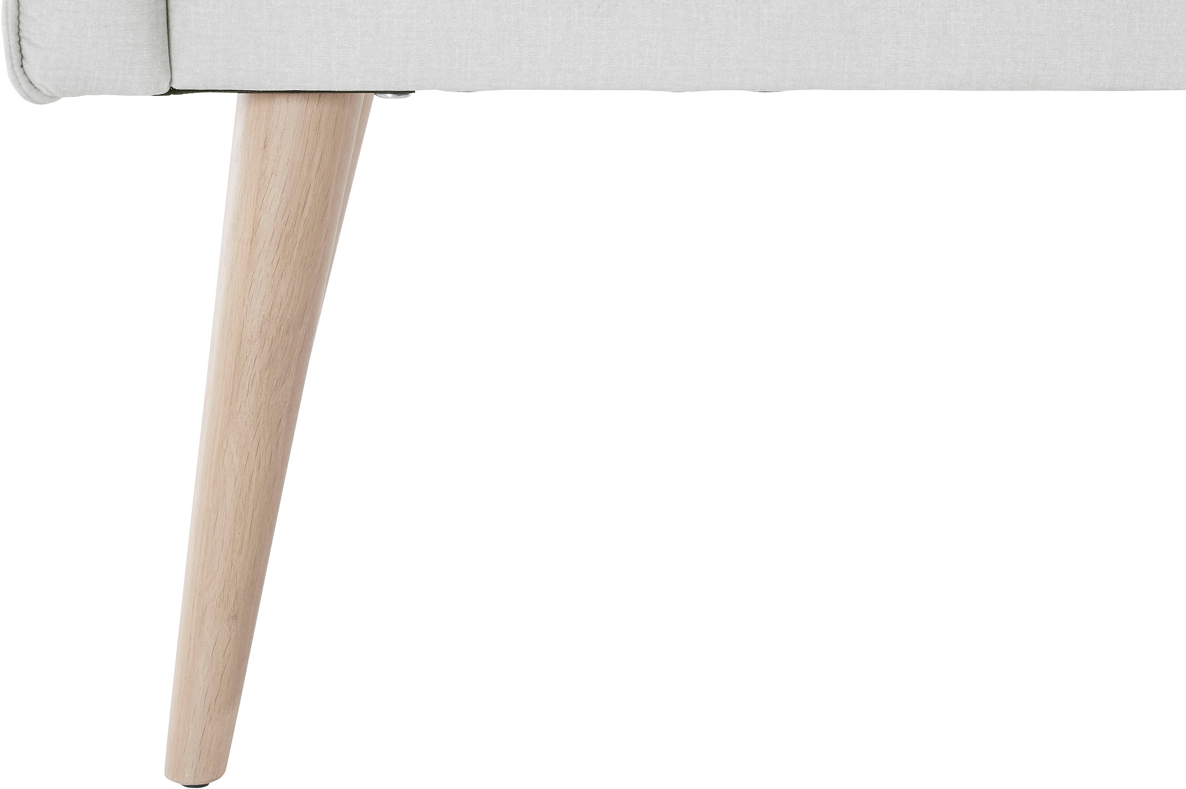 exxpo - sofa fashion Sessel »Lungo, Loungesessel mit moderner Kedernaht, bequem und elegant«, Breite 64 cm, hoher Holzfuß
