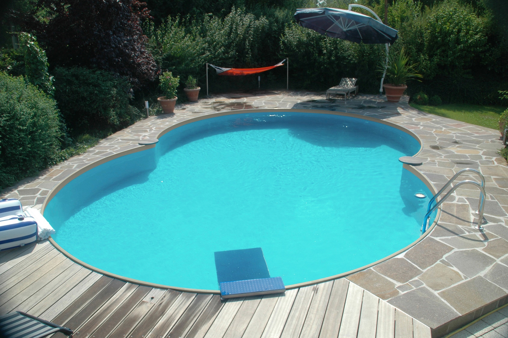 my POOL BWT Achtformpool, (Set, 7 tlg.), BxLxH: 300x470x120 cm