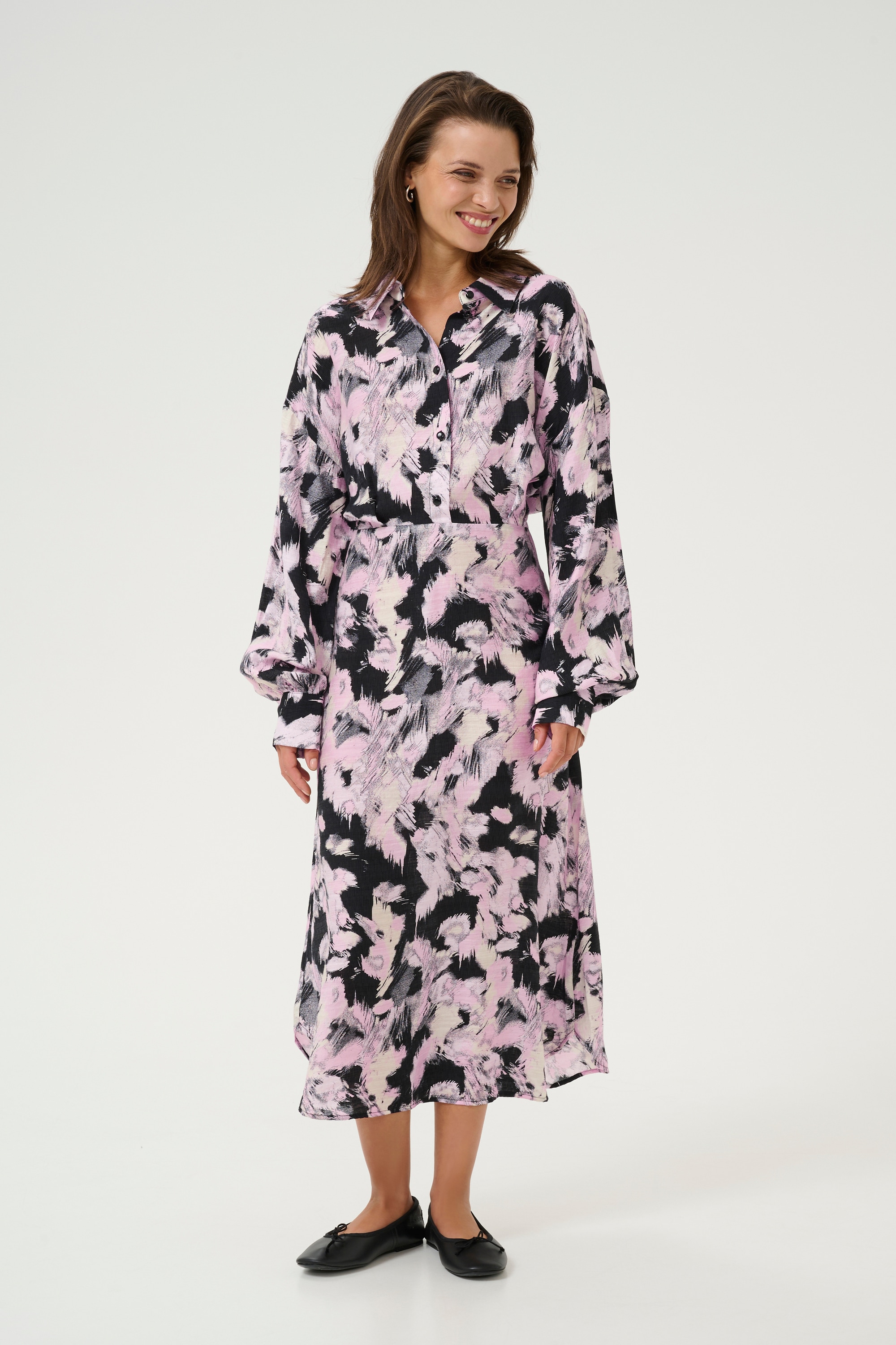 KAFFE Midikleid »Damen Kleid KAvictoria«