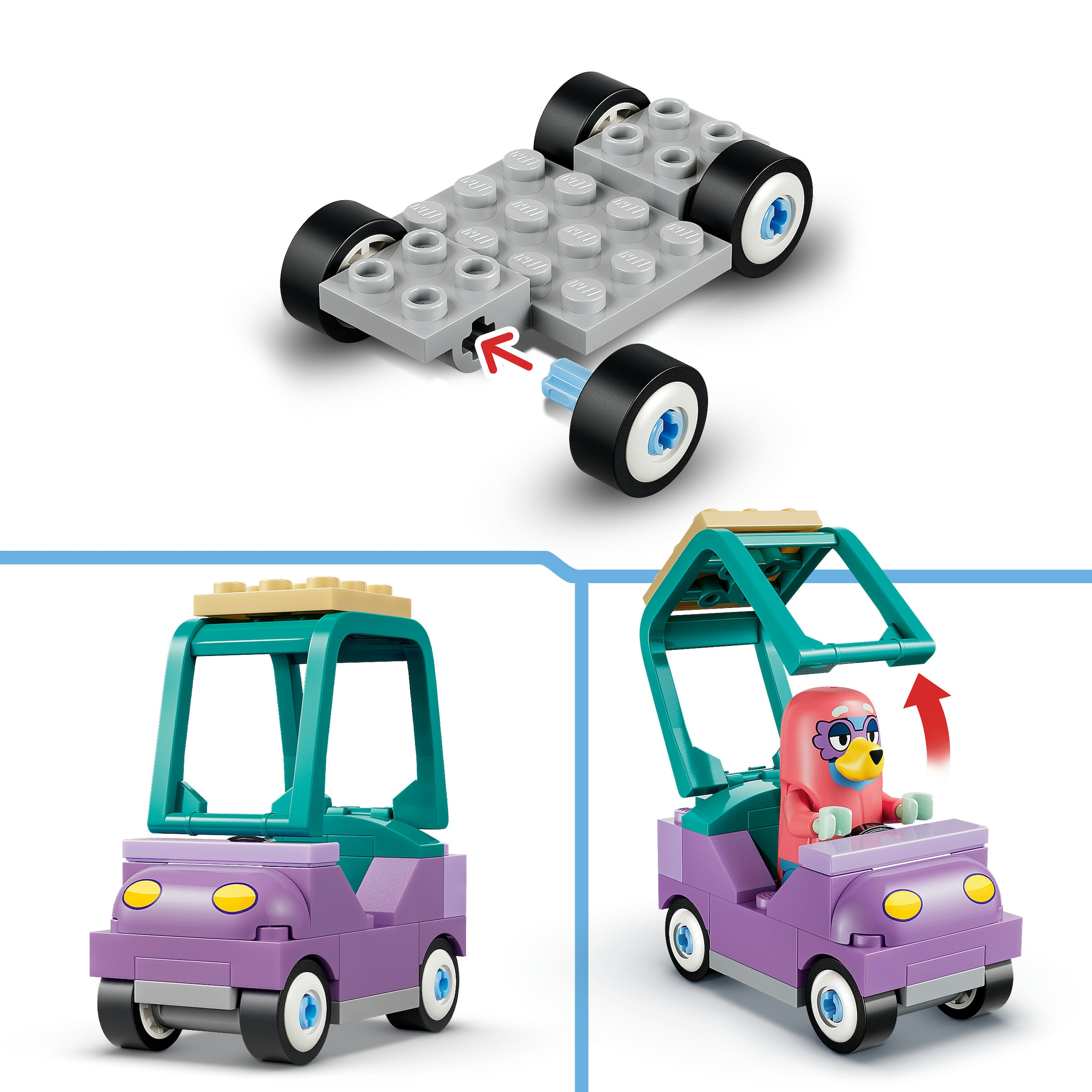 LEGO® Konstruktionsspielsteine »Omas mit Bingo und Bluey (11216), LEGO Bluey« Made in Europe