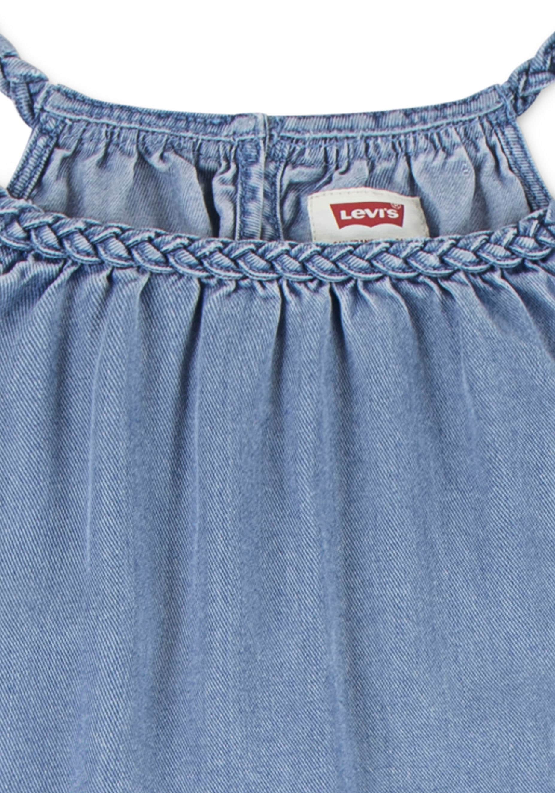 Levi's® Kids Neckholderkleid »LVG HALTER TIERED DRESS« mit horizontalen Nähten