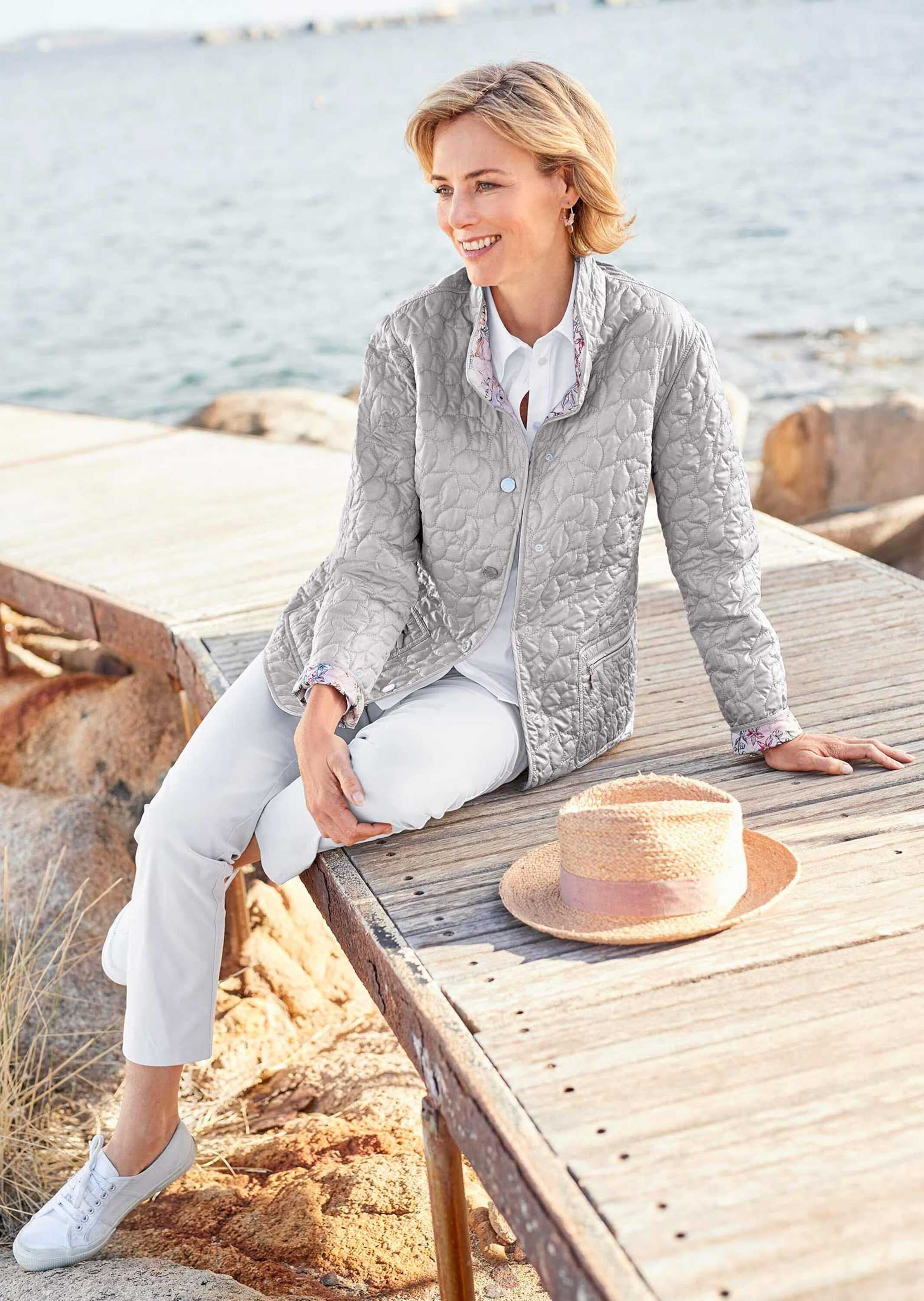 GOLDNER Steppjacke »Wattierte Wendejacke mit Druckmuster« Wendejacke