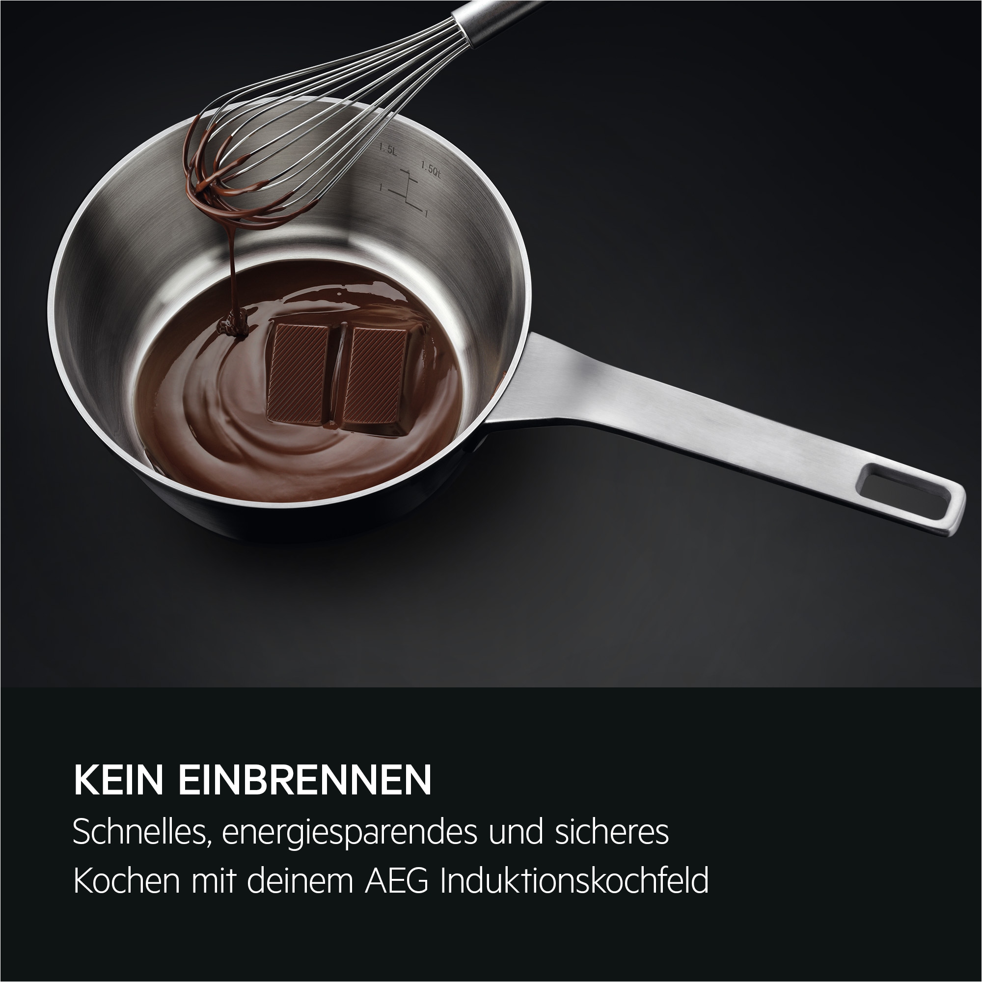 AEG Kochfeld mit Dunstabzug »TH84CB0BSZ« Bis zu 10x weniger sichtbare Kratzer – Made in Germany