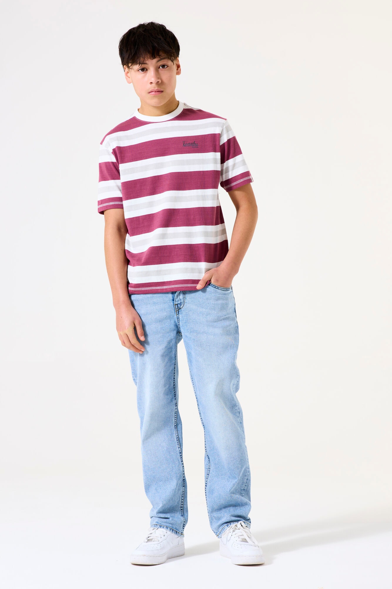 Garcia T-Shirt, mit Streifen Muster