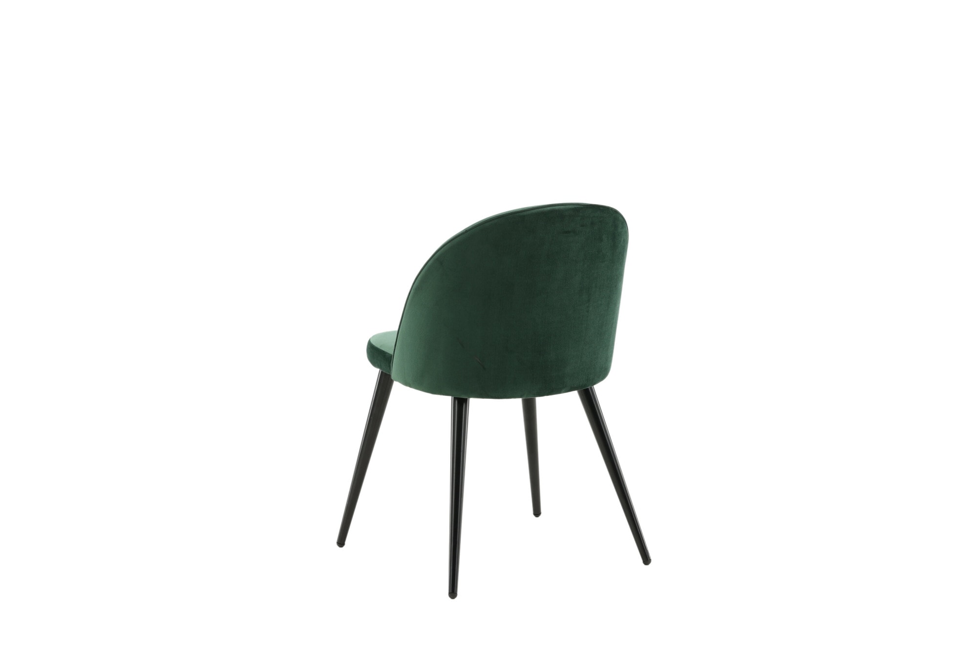 Venture Home Esszimmerstuhl »Velvet, 2er-Set Esszimmerstühle mit Samtbezug, 150 kg belastbar« () 2 Stk.Polsterstuhl, weicher Bezug, Metallbeine, abgerundet