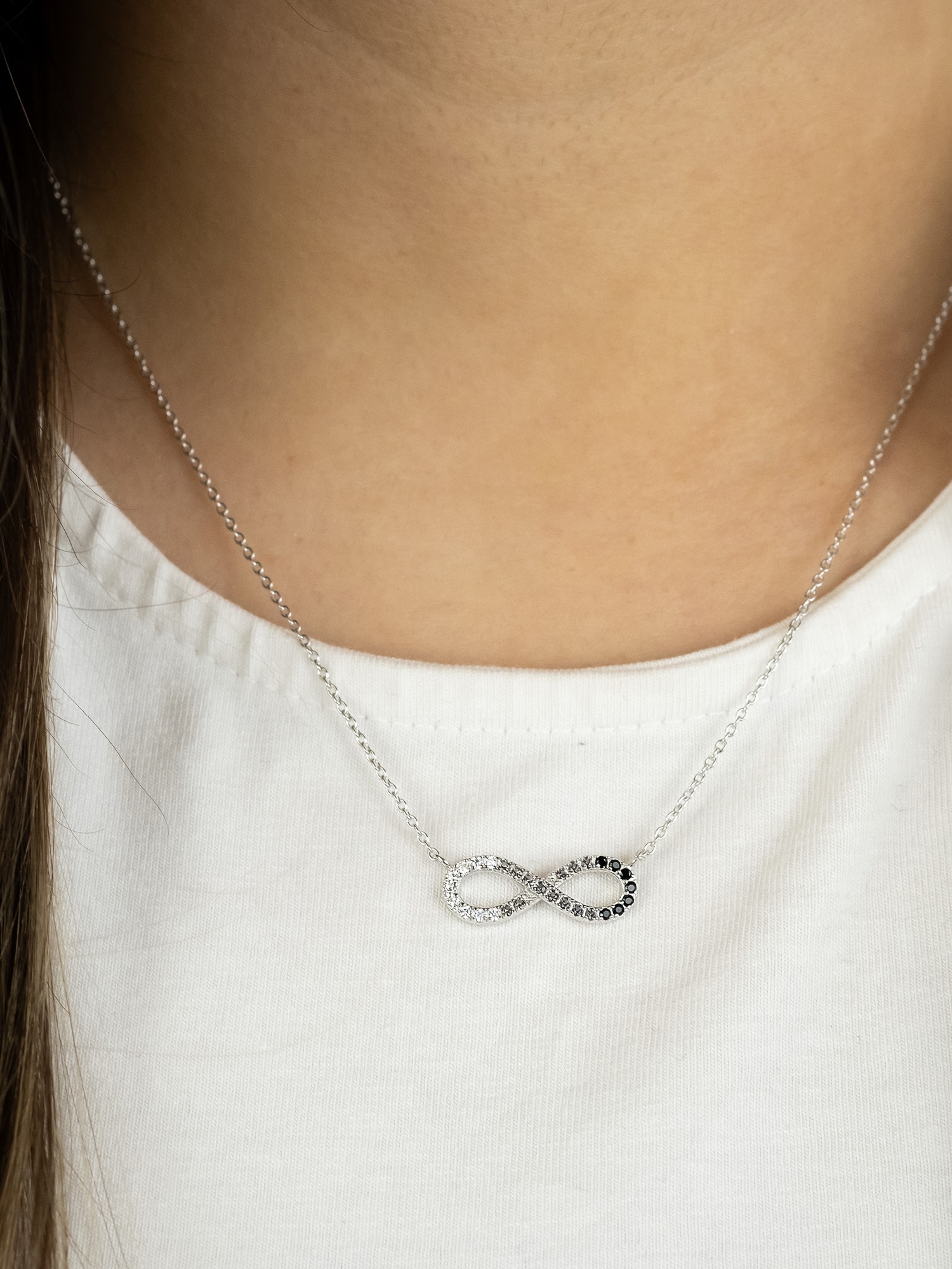 Engelsrufer Kette mit Anhänger »Yin Yang Infinity Ocean Shade« Made in Germany - mit Zirkonia (synth.)