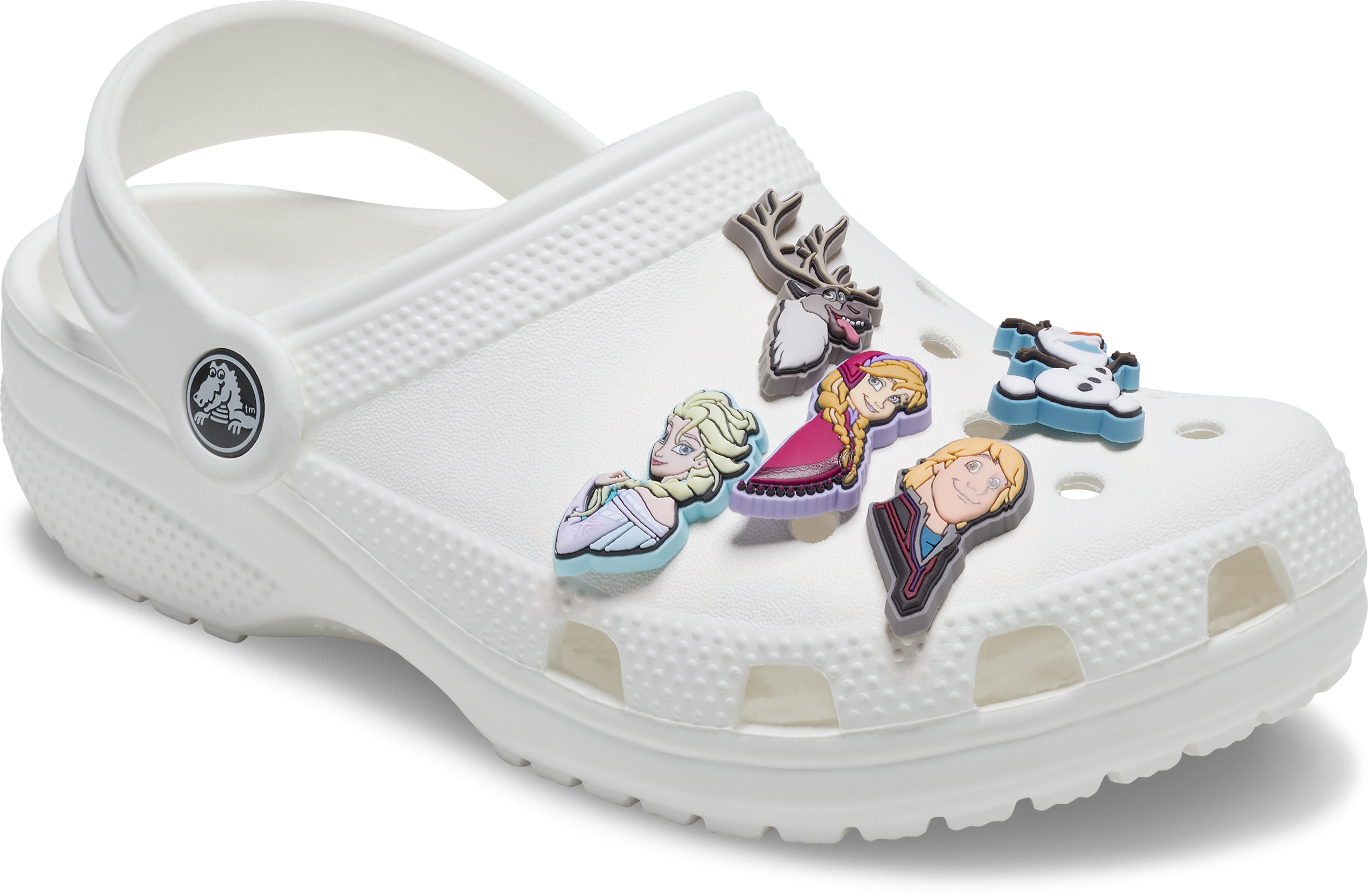 Crocs Schuhanstecker »Jibbitz™ Frozen Character« Set, Kein Spielzeug. Nicht für Kinder unter 3 Jahren geeignet, 5 Frozen Motive zum Anstecken, Charm, Anstecker für Crocs Schuhe