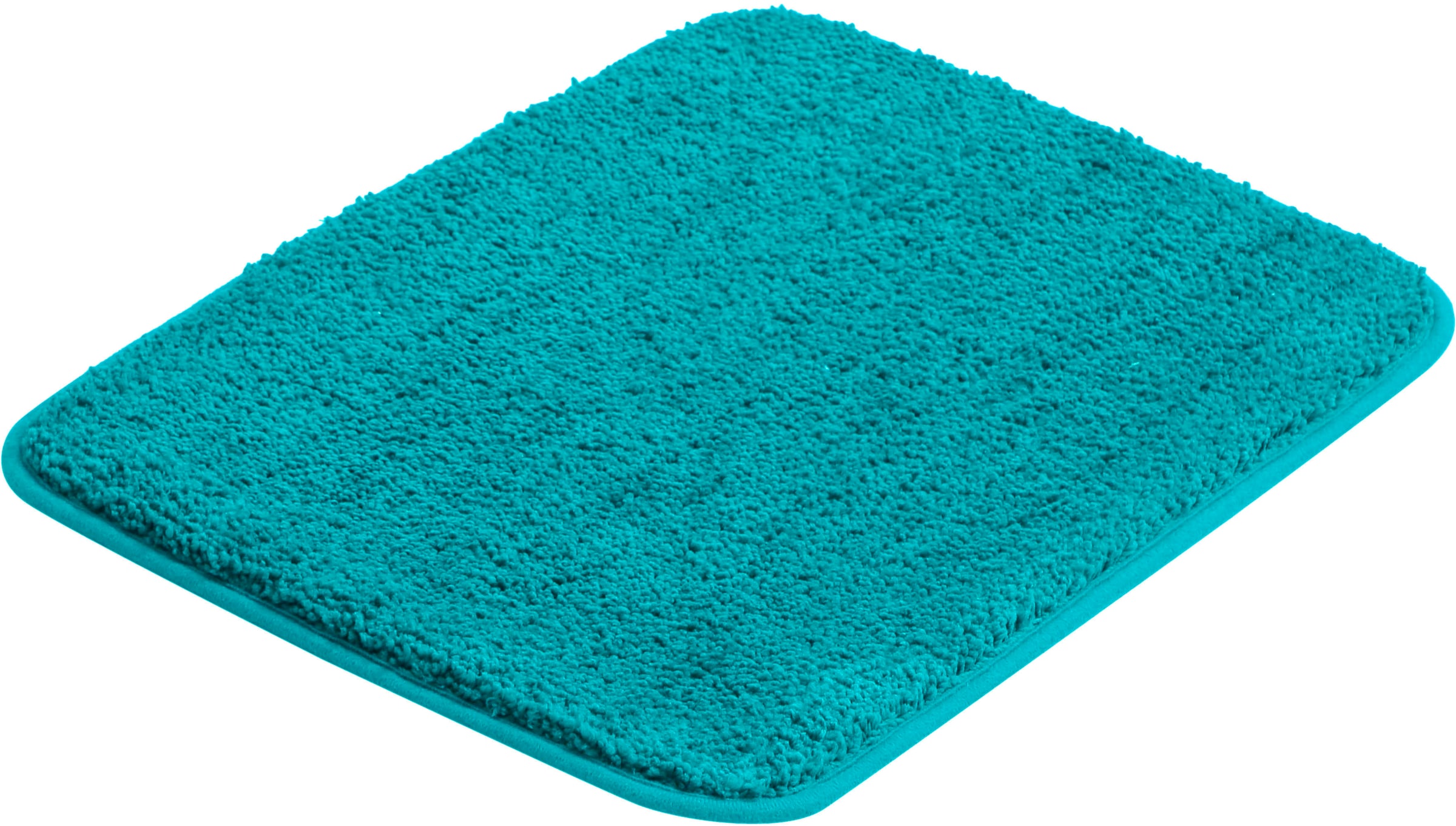 my home Badematte »Regona, Badteppich, Badvorleger, Badezimmer Teppich«, rutschhemmend beschichtet, fußbodenheizungsgeeignet-schnell trocknend-strapazierfähig, Uni Farben, besonders weich, als rechteckig und halbrund erhältlich