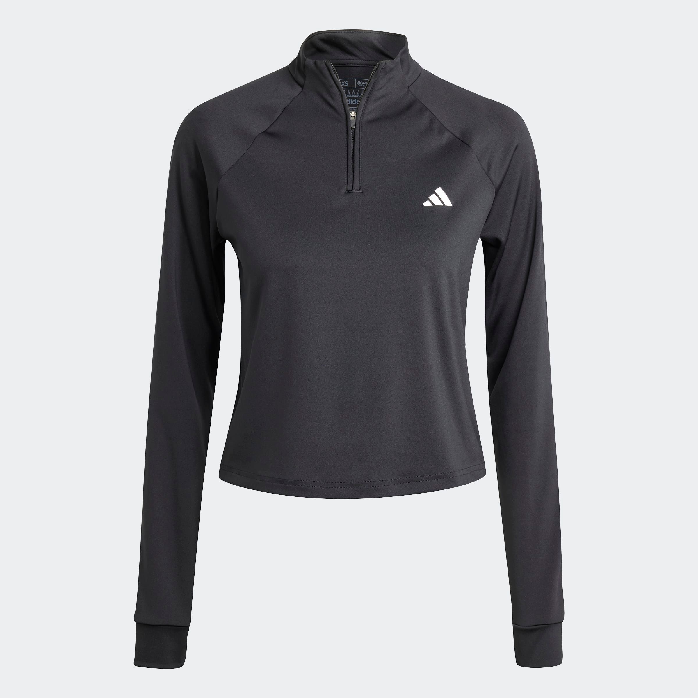adidas Performance Rollkragenpullover »TRAIN ESSENTIALS MINIMAL BRANDING 1/4-ZIP OBERTEIL«