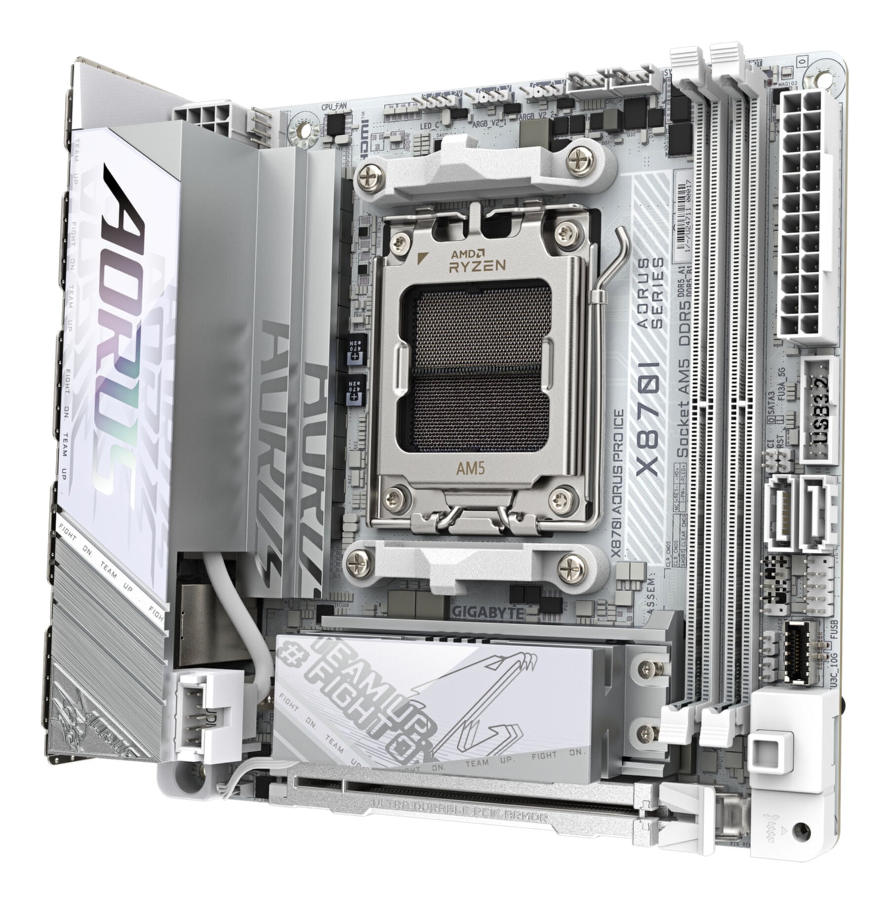 Gigabyte Mainboard »X870I AORUS PRO ICE Mainboard - Unterstützt AMD Ryzen 9000er-Serie CPU«
