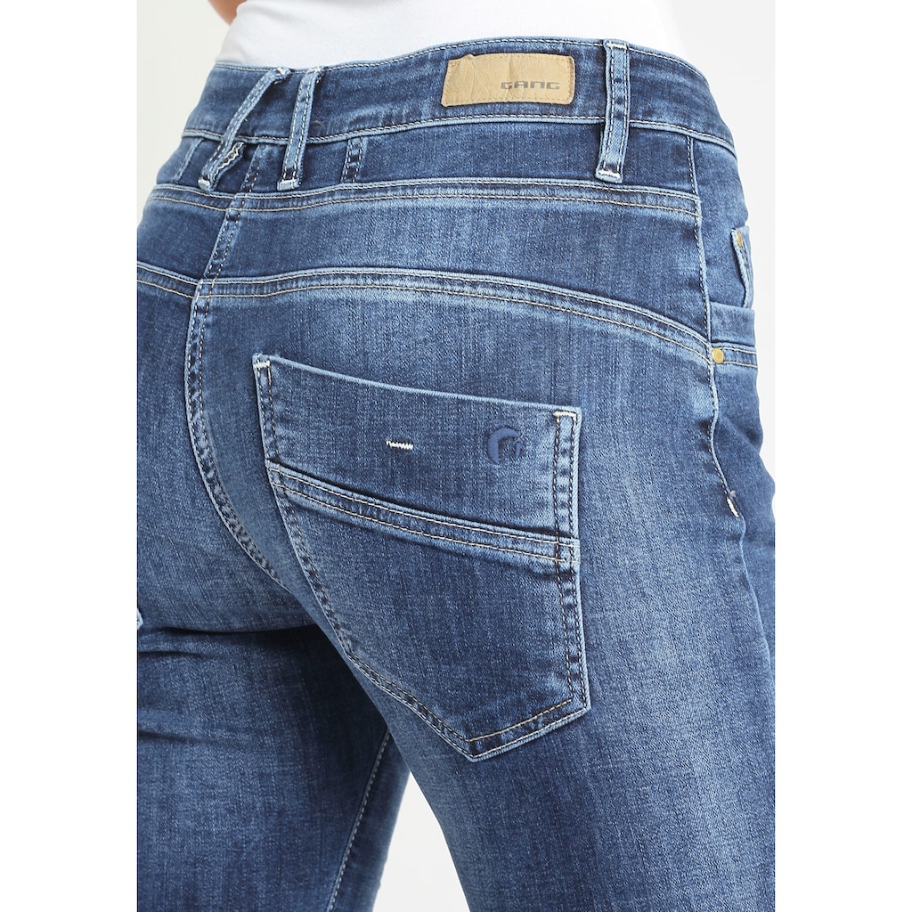 GANG Relax-fit-Jeans »GERDA«, mit halb offener Knopfleiste
