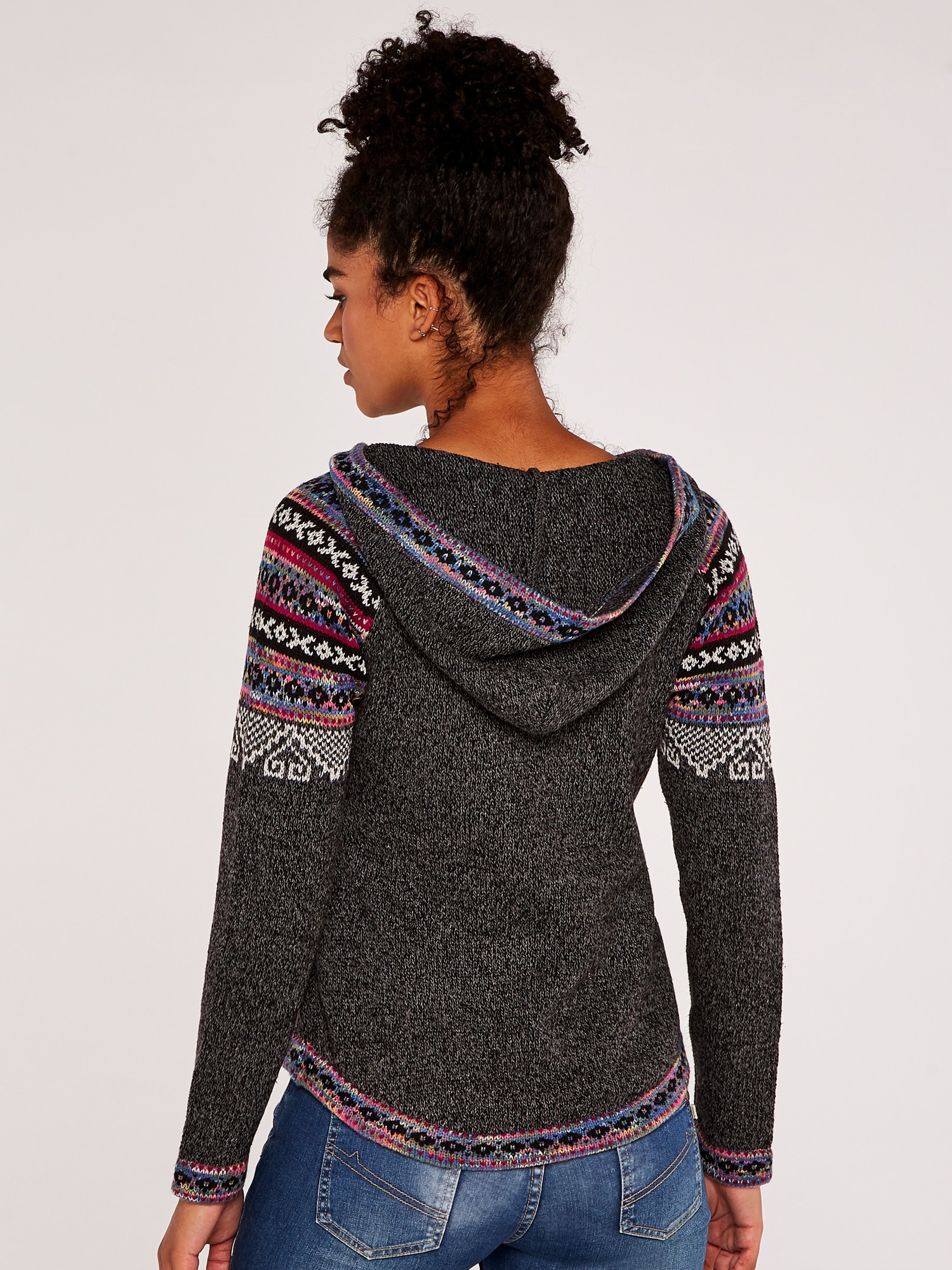 Apricot Strickpullover »Norweger-Strick« mit Taschen