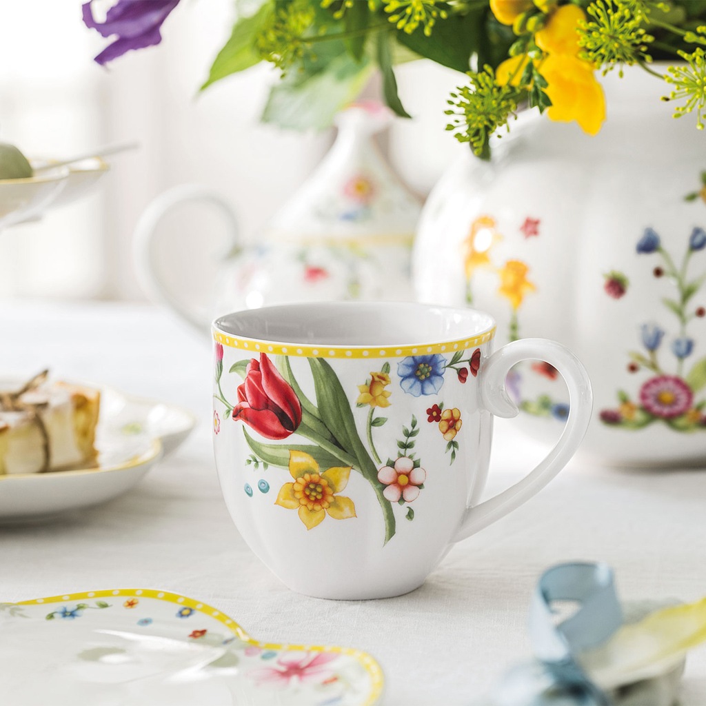 Villeroy & Boch Becher »Henkelbecher Spring Awakening 390 ml bunt«