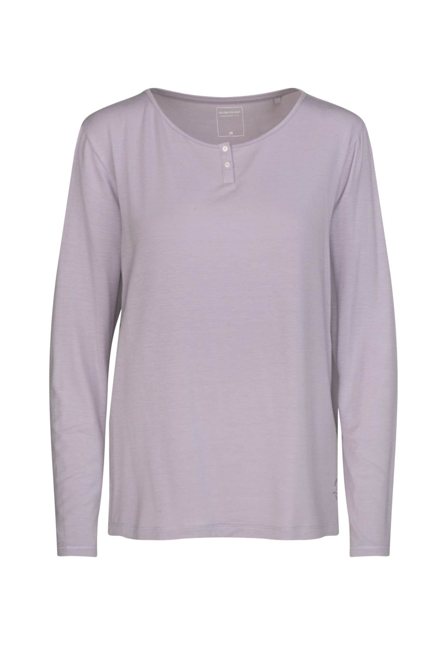 seidensticker Langarmshirt »Schwarze Rose« Langarm Henley Uni