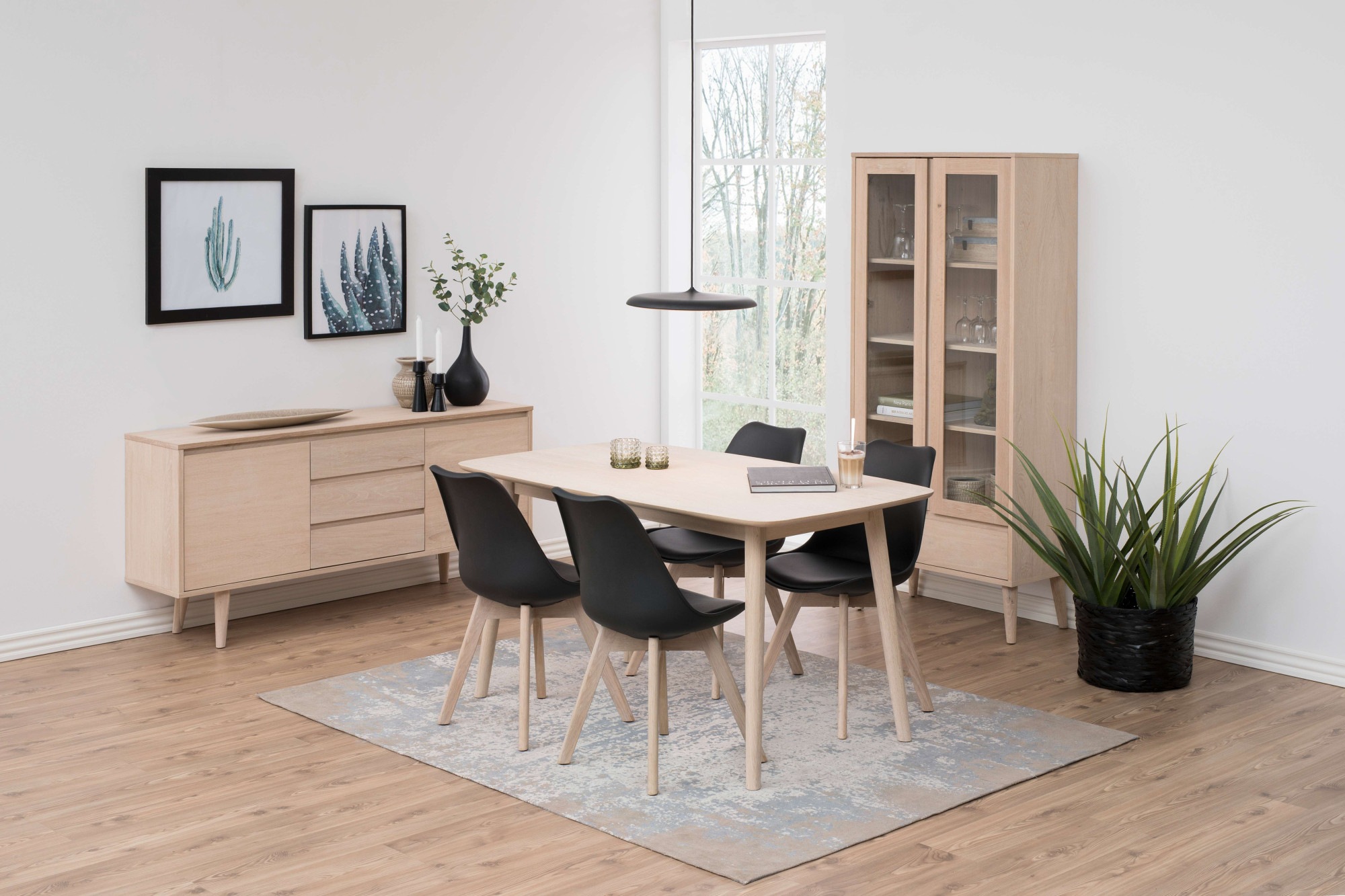 ACTONA GROUP Sideboard »Nagano« Anrichte, Eiche/Furnier, 2 Türen, 2 Einlegeböden, 3 Schubladen, 150 cm